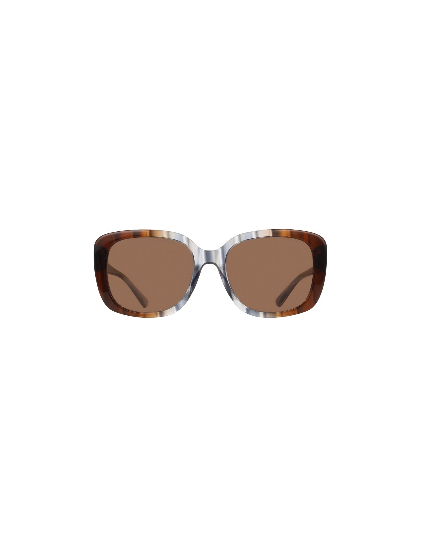 Anne Klein Oversized Square Frame Gradient Lens Sunglasses
