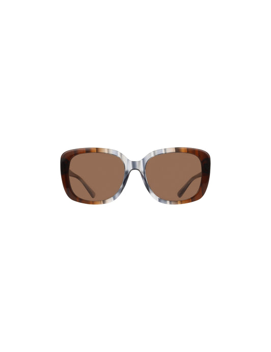 Anne Klein Oversized Square Frame Gradient Lens Sunglasses