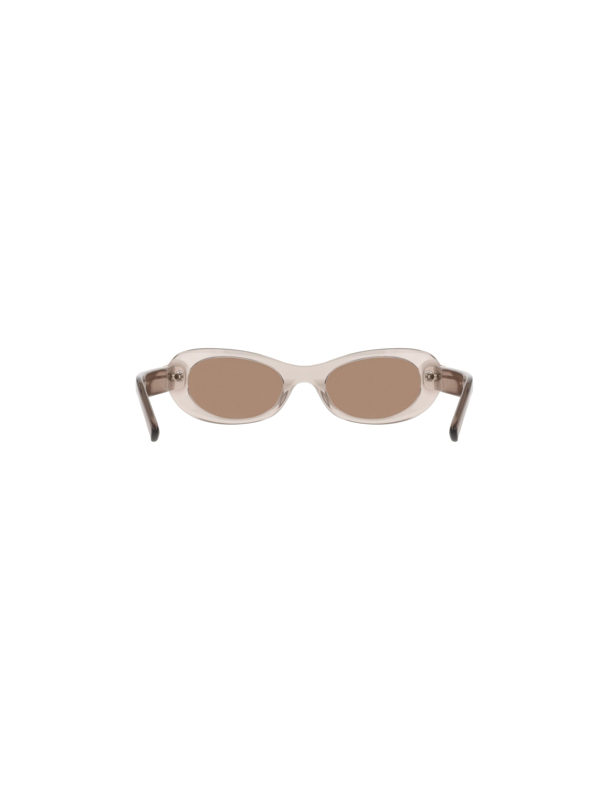 Anne Klein Modern Oval Frame Sunglasses