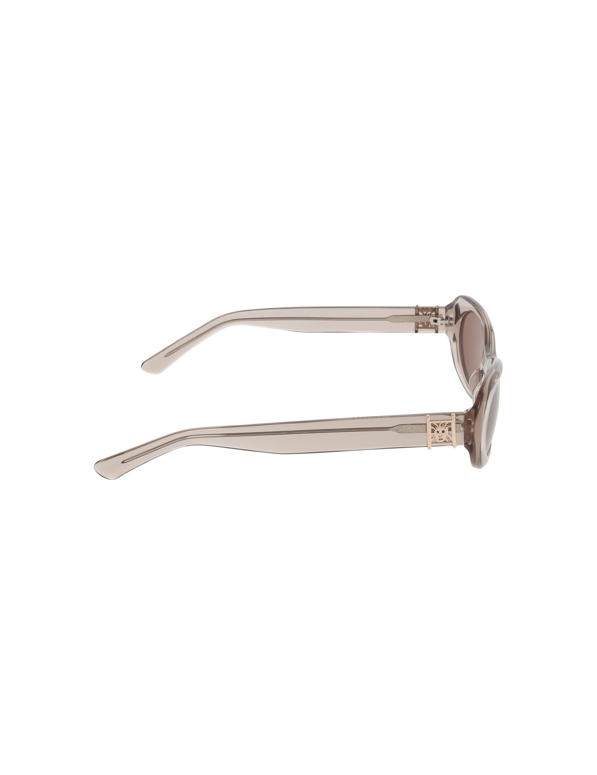 Anne Klein Modern Oval Frame Sunglasses