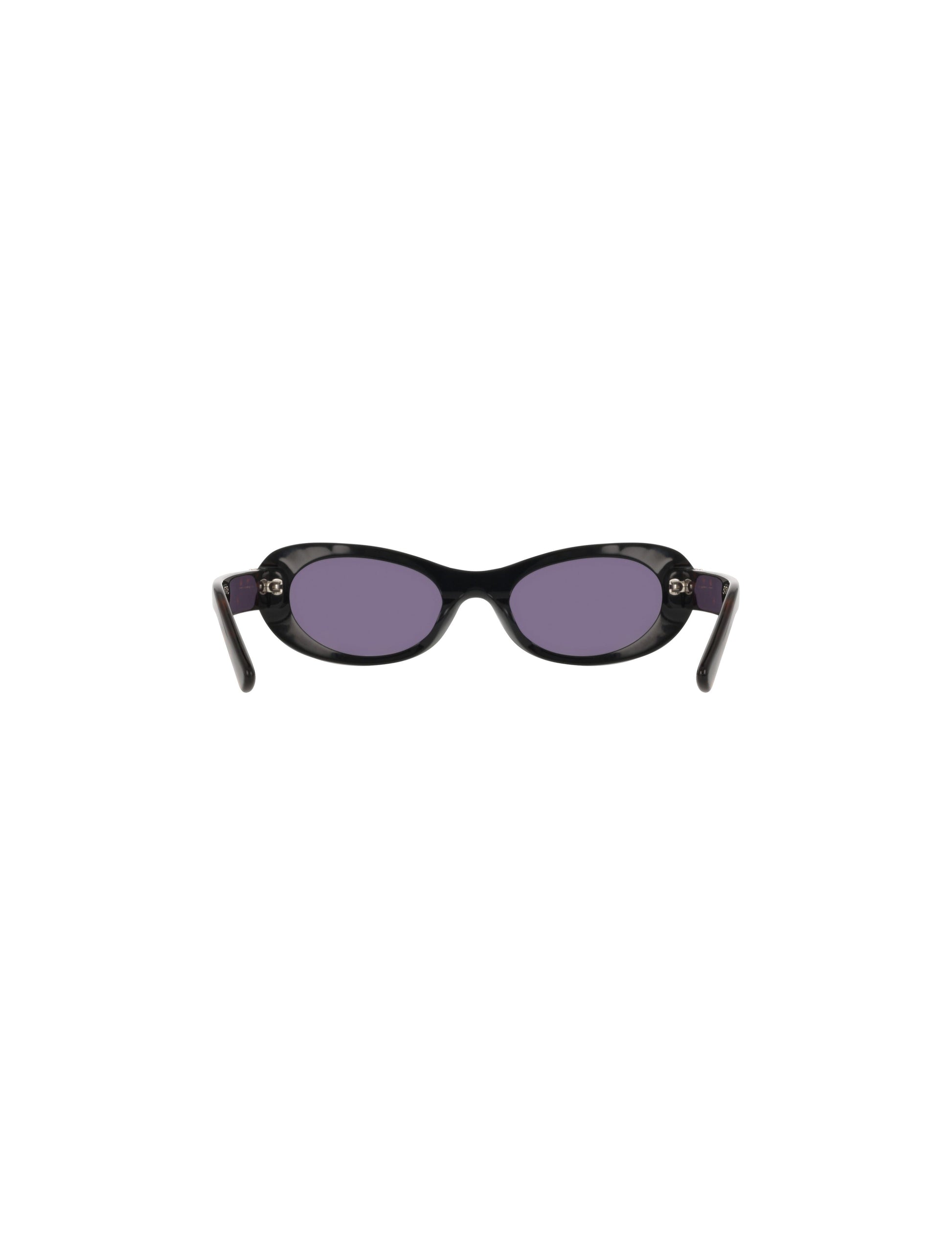Anne Klein Modern Oval Frame Sunglasses