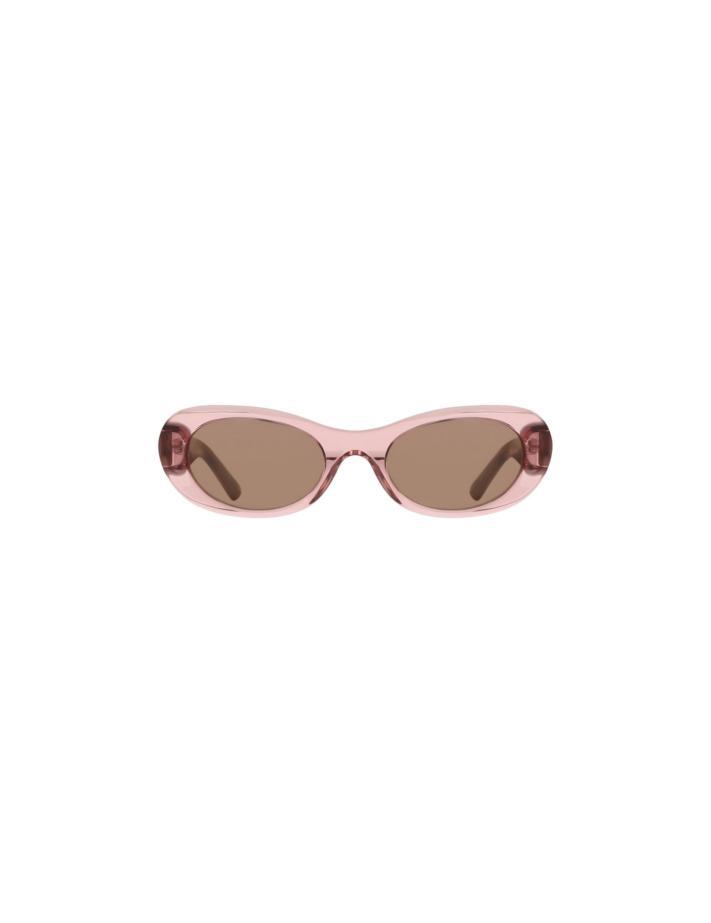 Anne Klein Modern Oval Frame Sunglasses