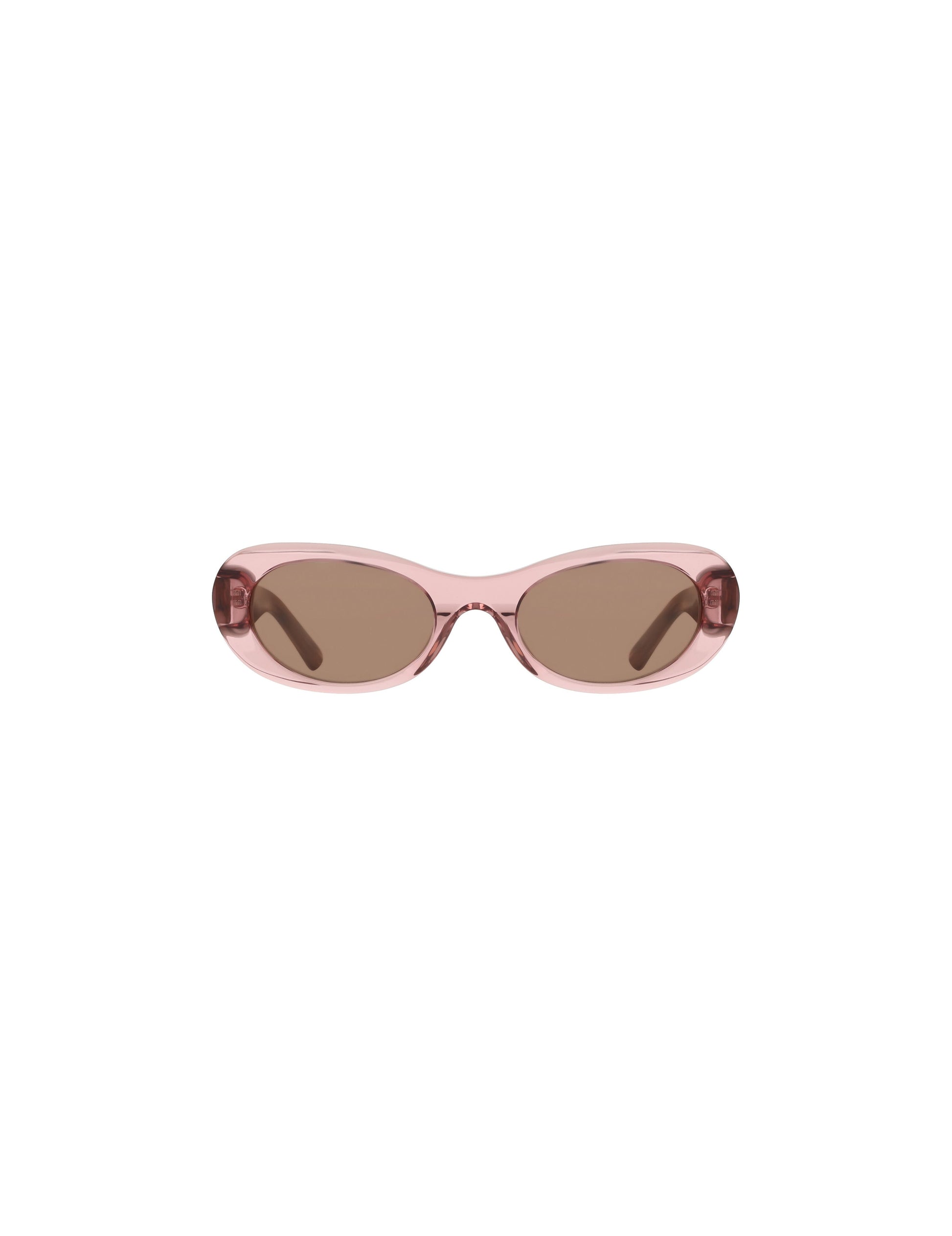Anne Klein Modern Oval Frame Sunglasses