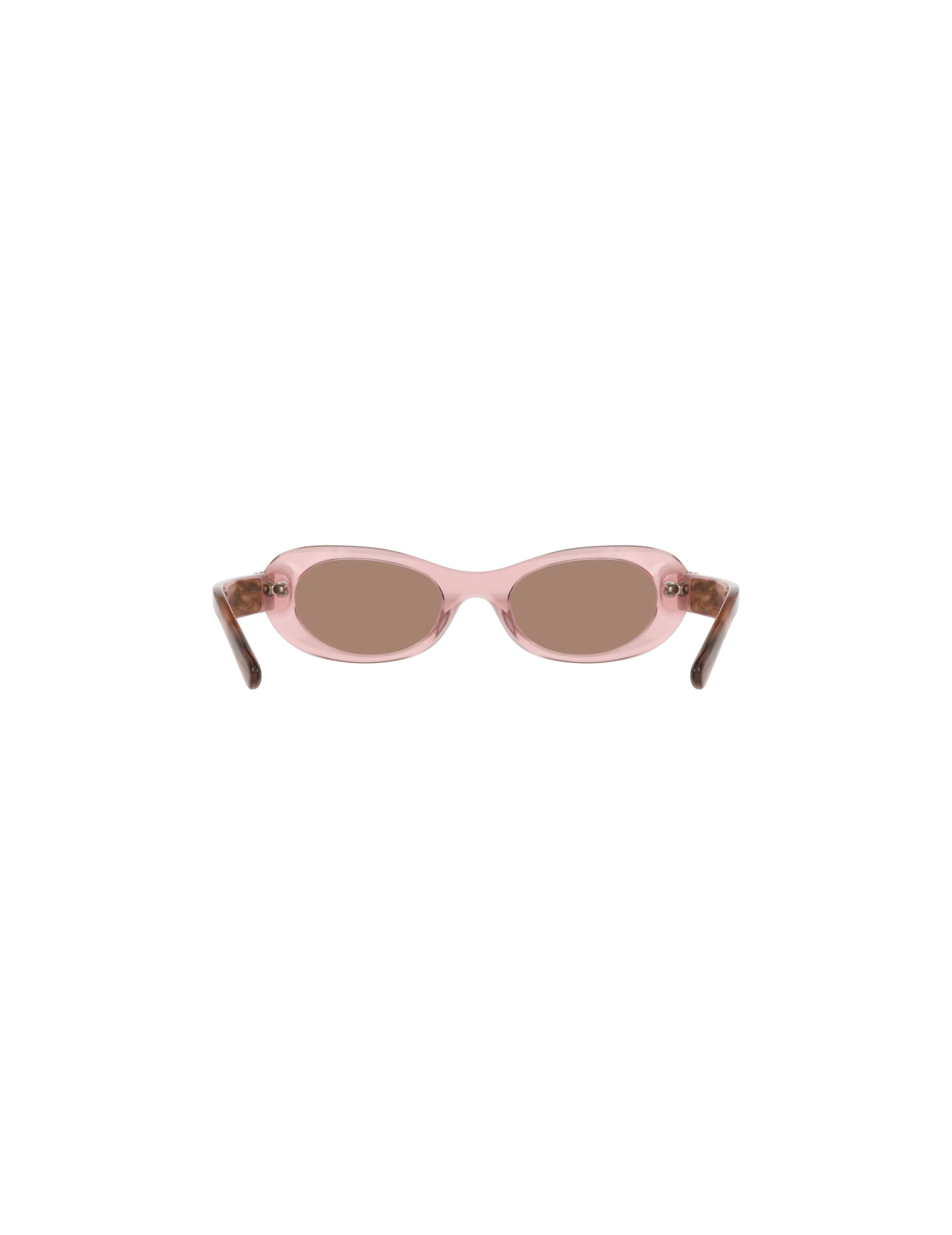 Anne Klein Modern Oval Frame Sunglasses