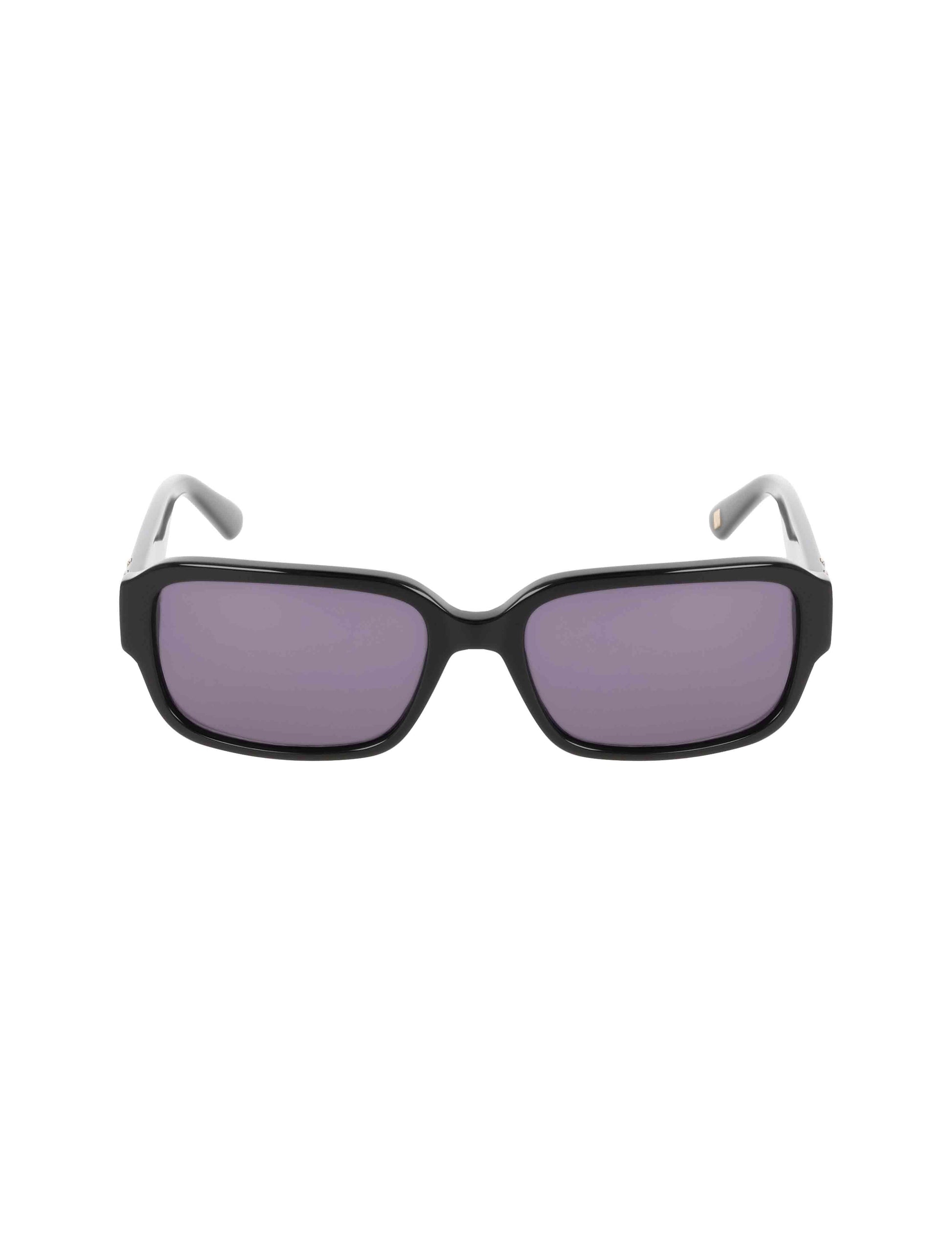 Anne Klein Narrow Rectangle Marbleized Sunglasses