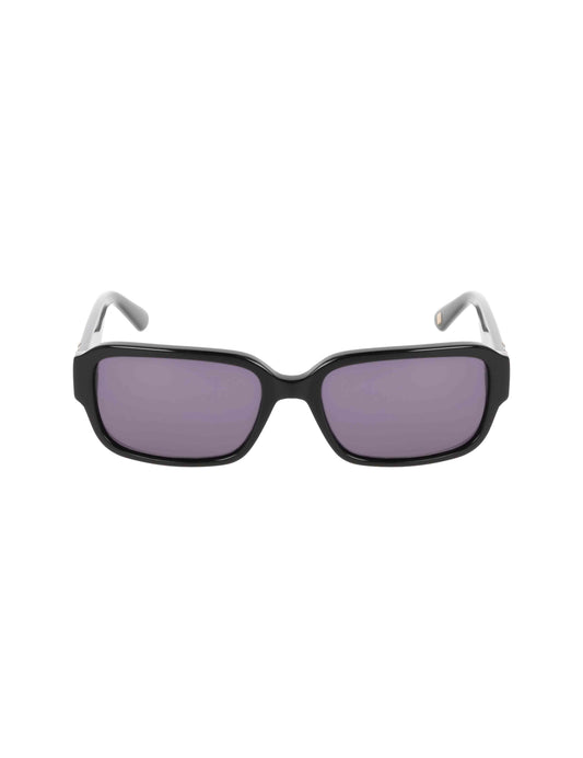 Anne Klein Narrow Rectangle Marbleized Sunglasses