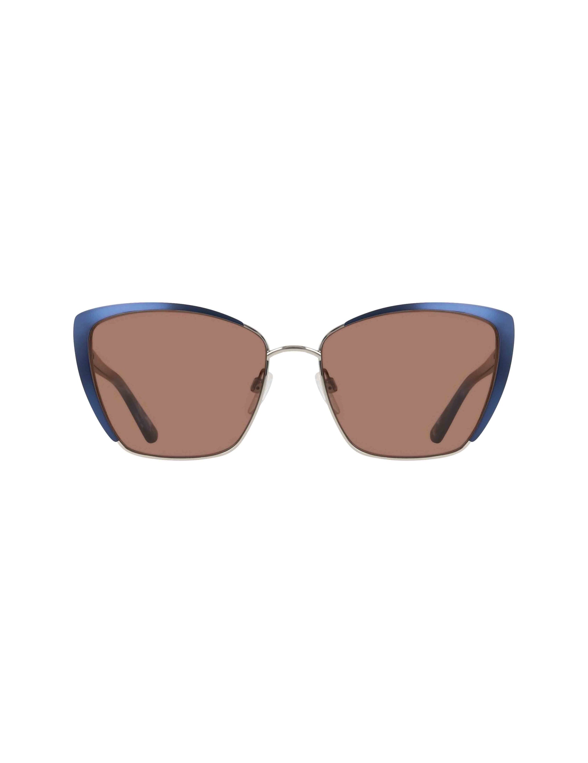 Anne Klein Elegant Metal Cat-Eye Sunglasses