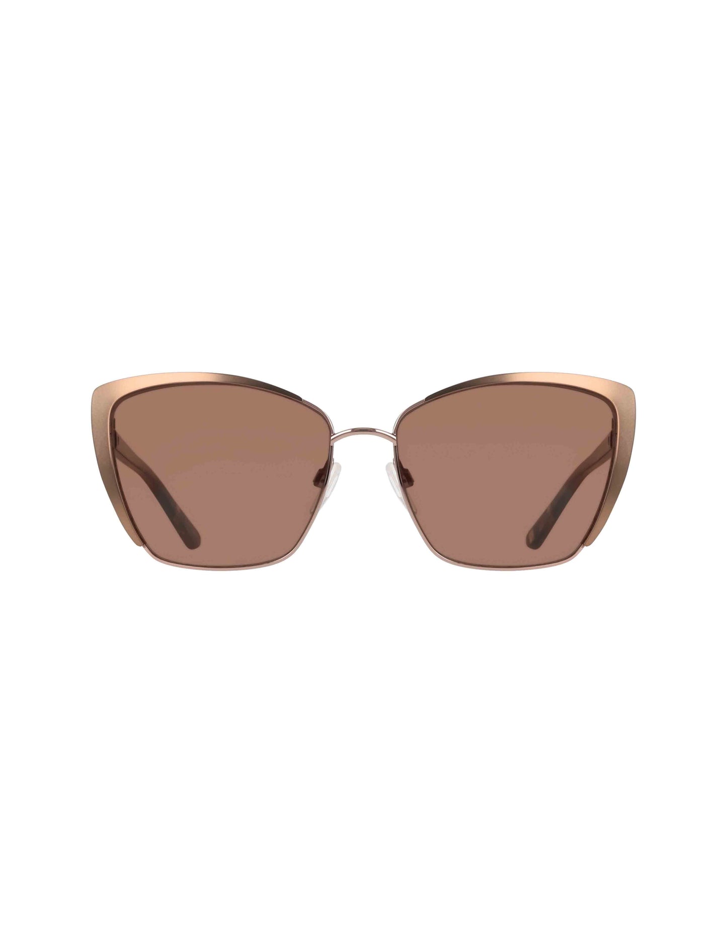 Anne Klein Elegant Metal Cat-Eye Sunglasses