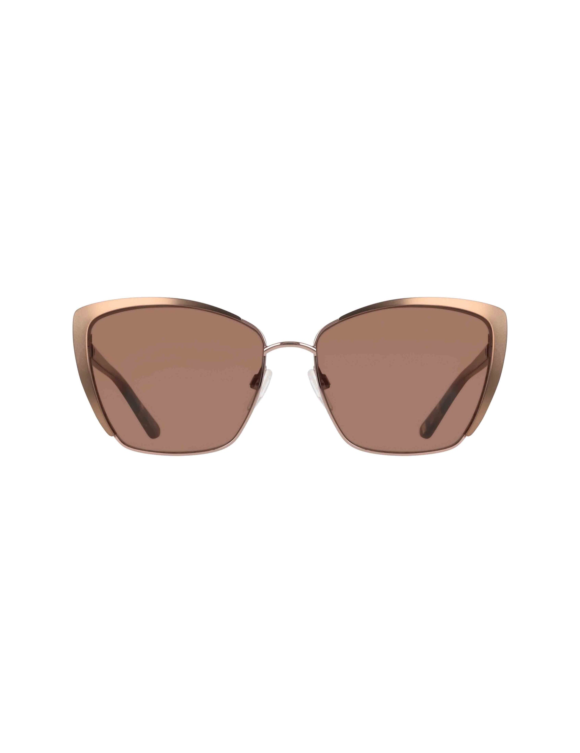 Anne Klein Elegant Metal Cat-Eye Sunglasses