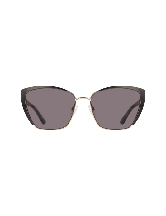 Anne Klein Elegant Metal Cat-Eye Sunglasses