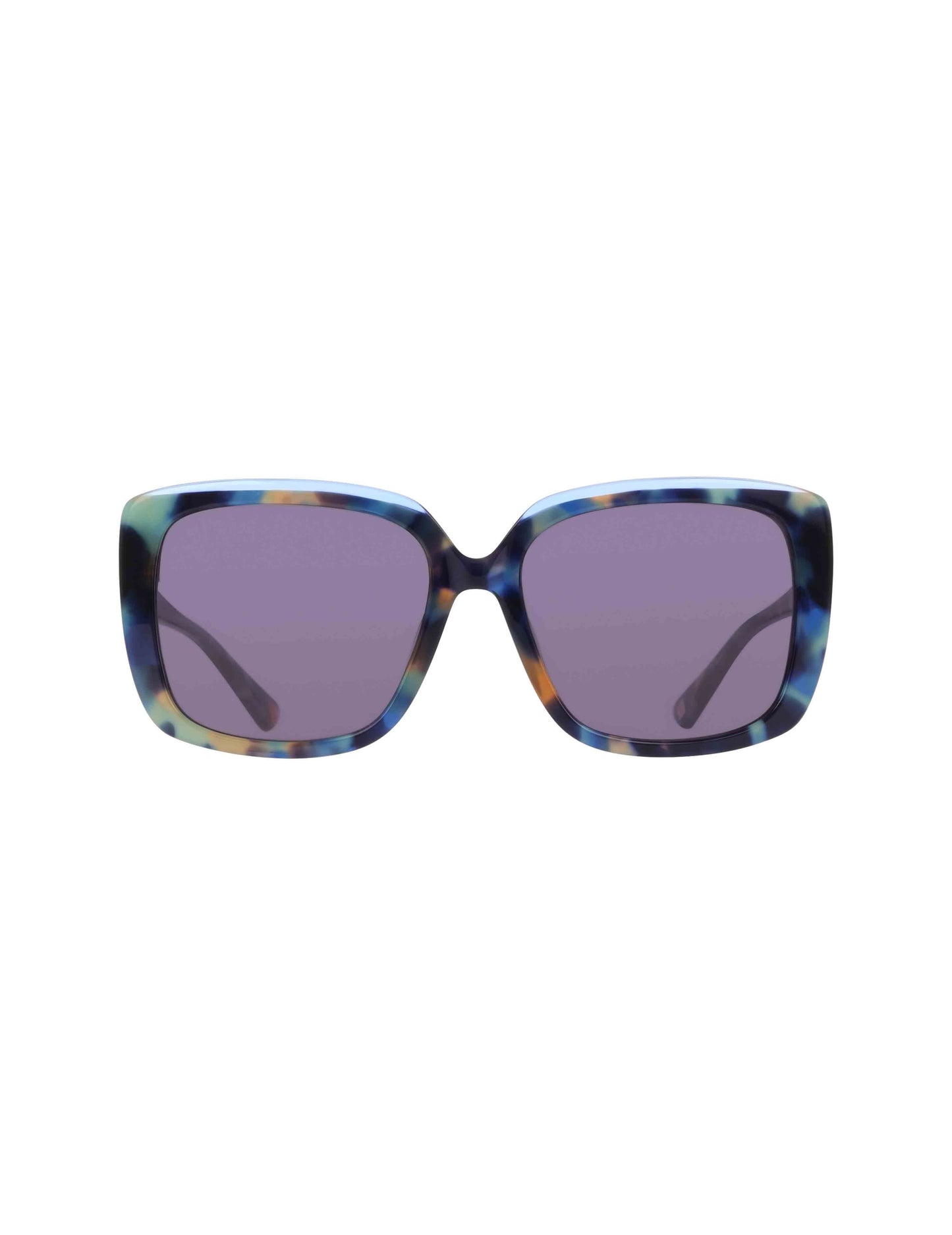Anne Klein Oversized Square Tortoise Sunglasses