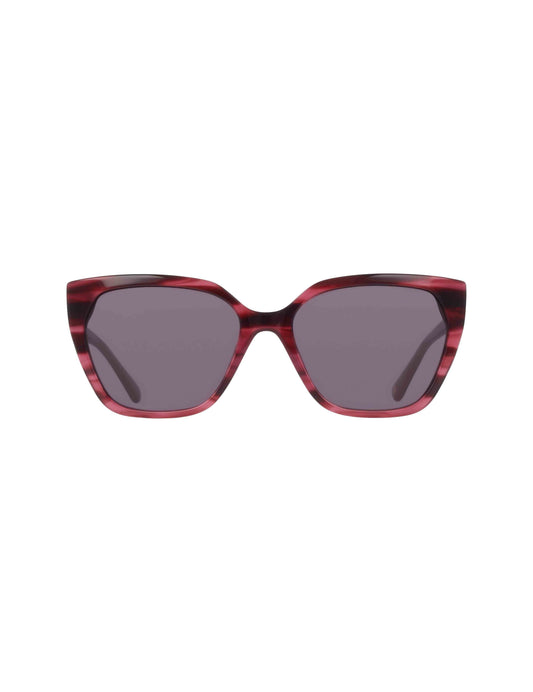 Anne Klein Cat-Eye Horn Colored Sunglasses