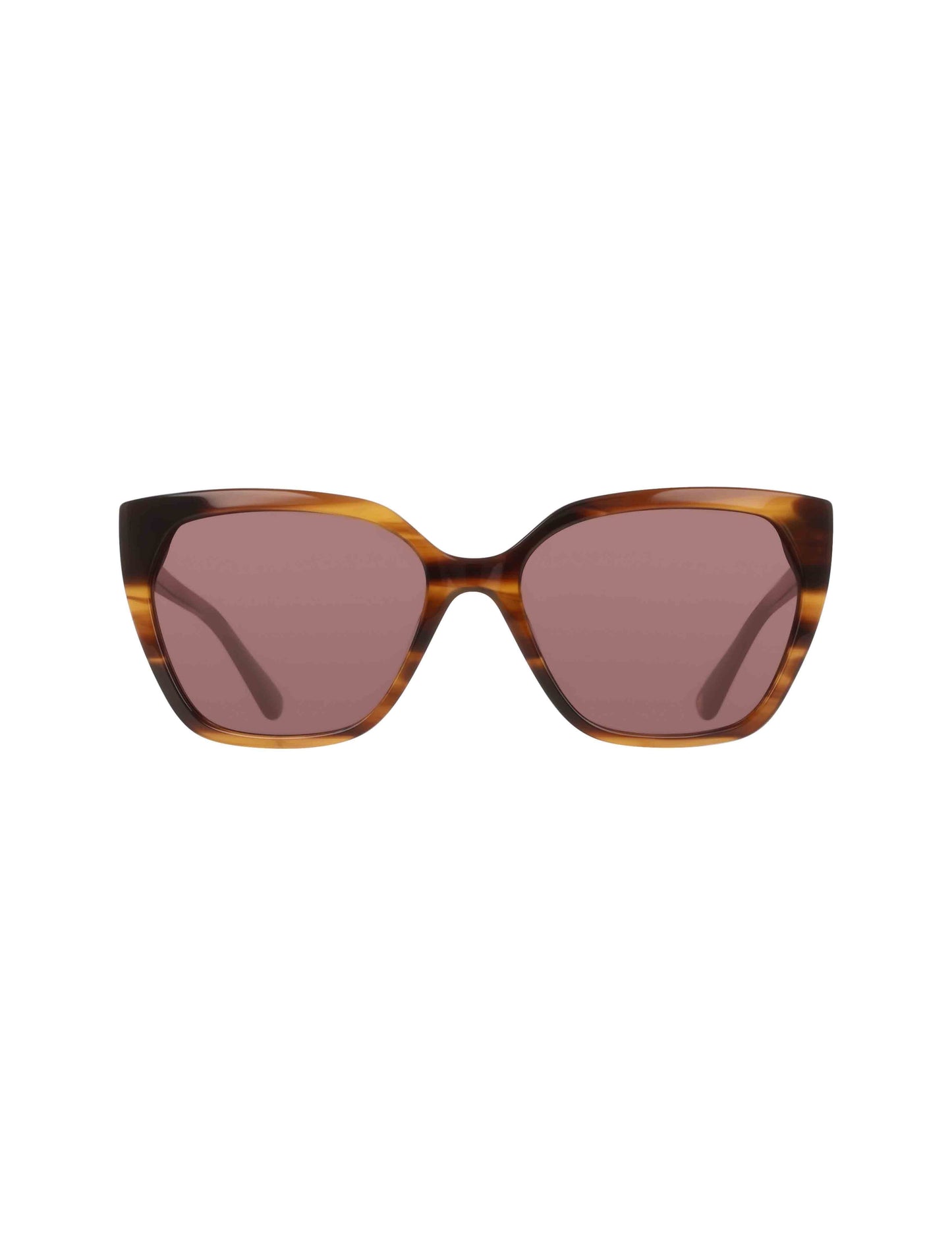Anne Klein Cat-Eye Horn Colored Sunglasses