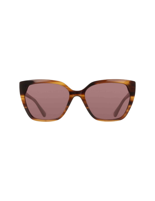 Anne Klein Cat-Eye Horn Colored Sunglasses