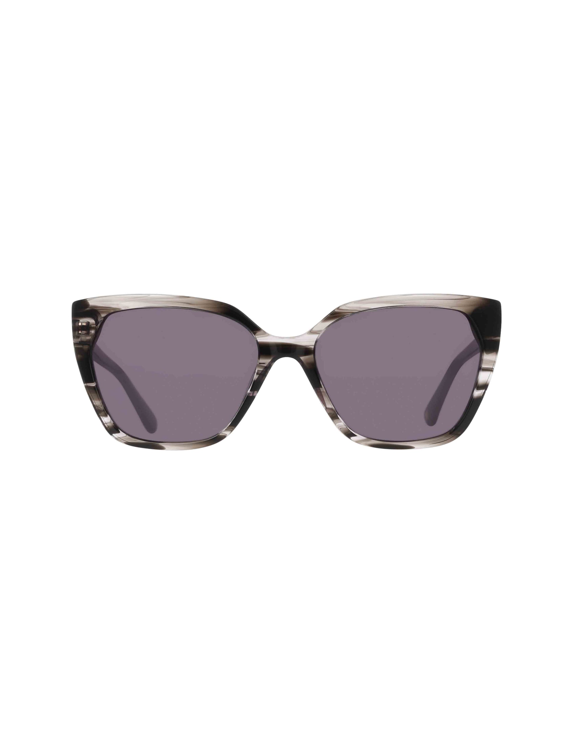Anne Klein Cat-Eye Horn Colored Sunglasses