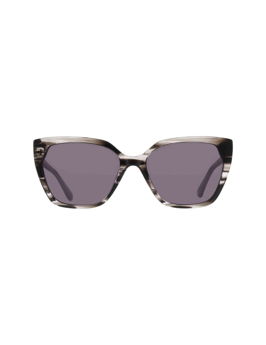 Anne Klein Cat-Eye Horn Colored Sunglasses