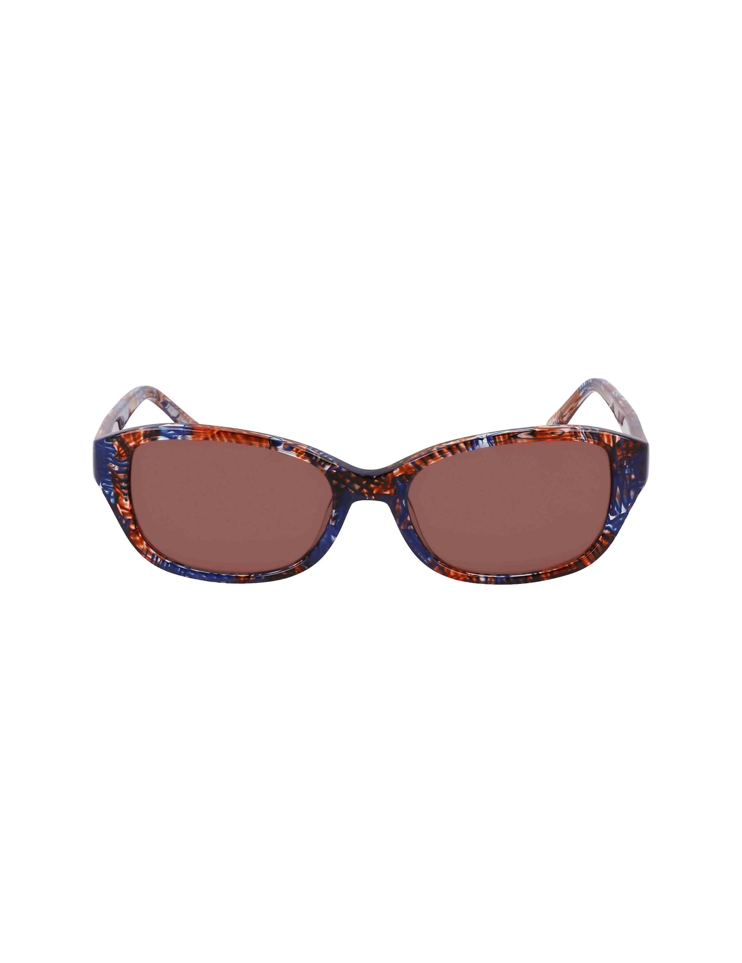 Anne Klein Narrow Rounded Rectangle Sunglasses