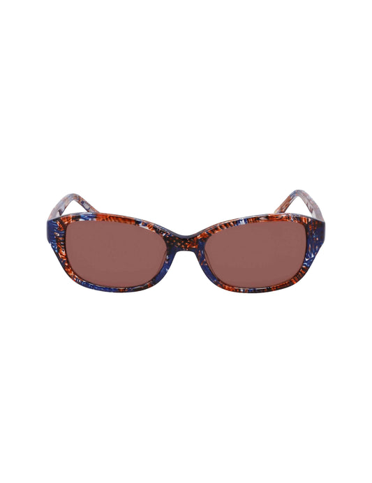 Anne Klein Narrow Rounded Rectangle Sunglasses