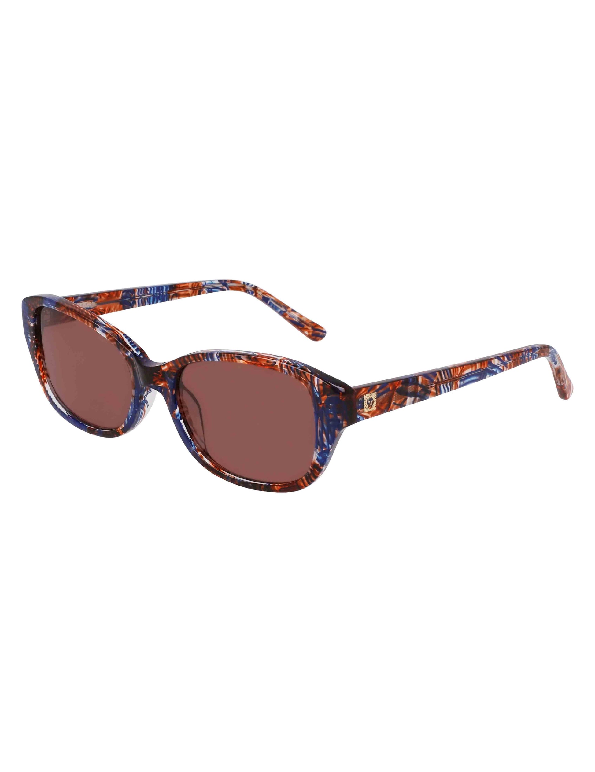 Anne Klein Narrow Rounded Rectangle Sunglasses