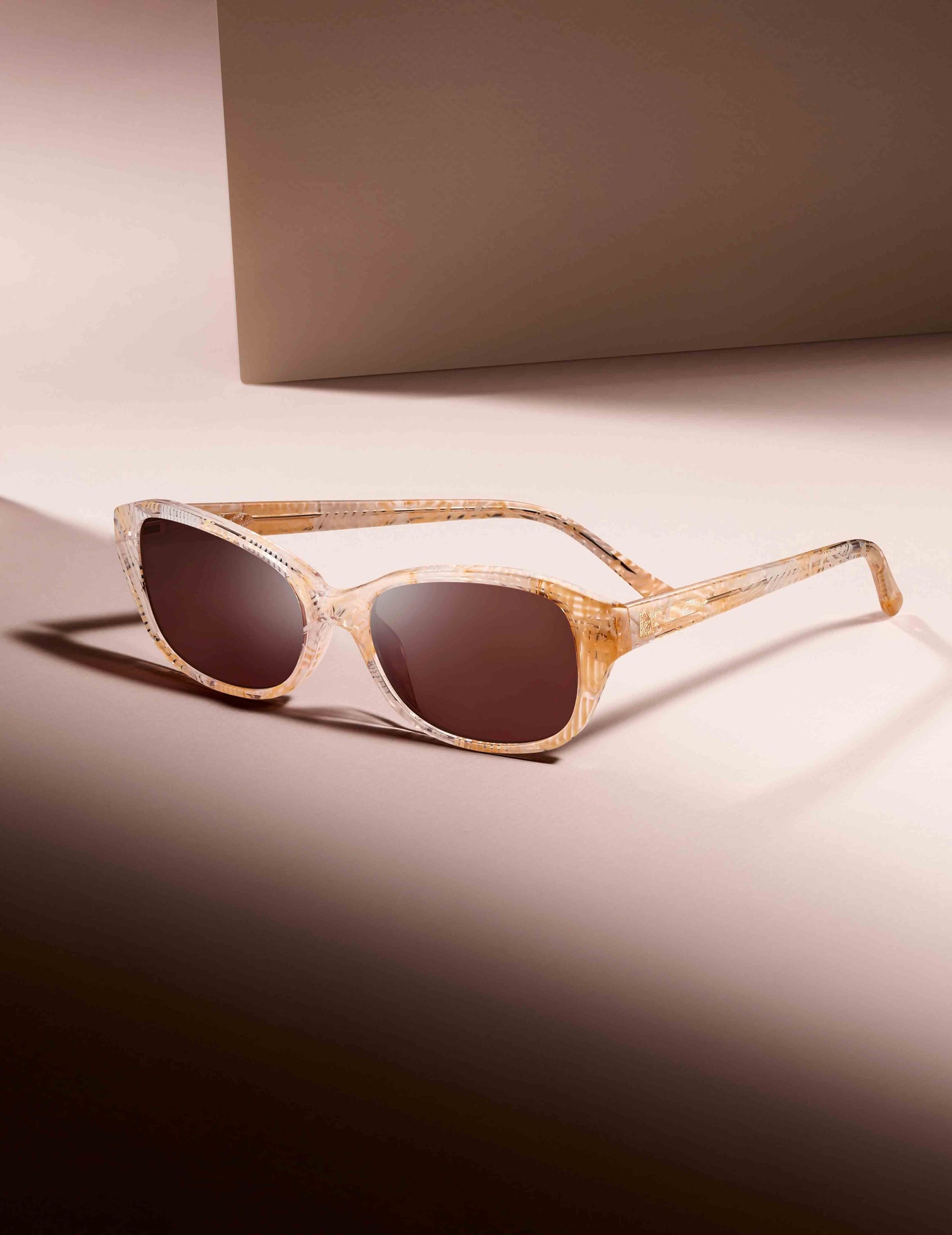 Anne Klein Narrow Rounded Rectangle Sunglasses