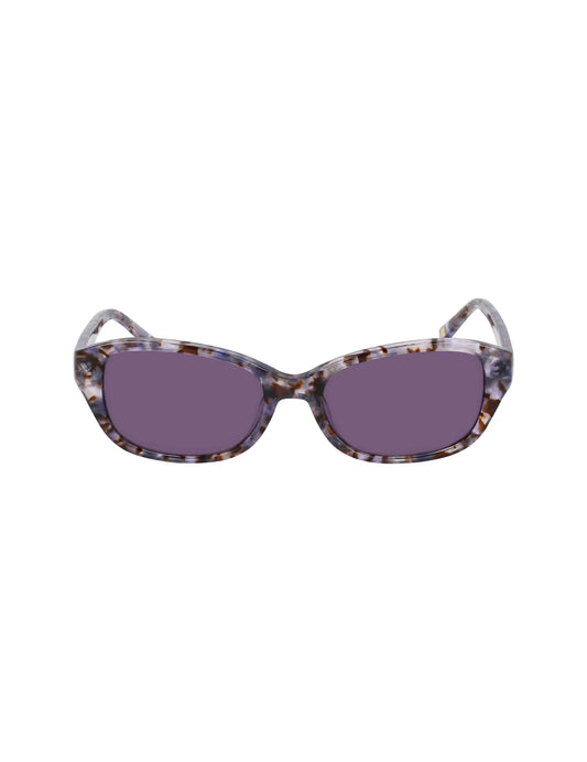 Anne Klein Narrow Rounded Rectangle Sunglasses
