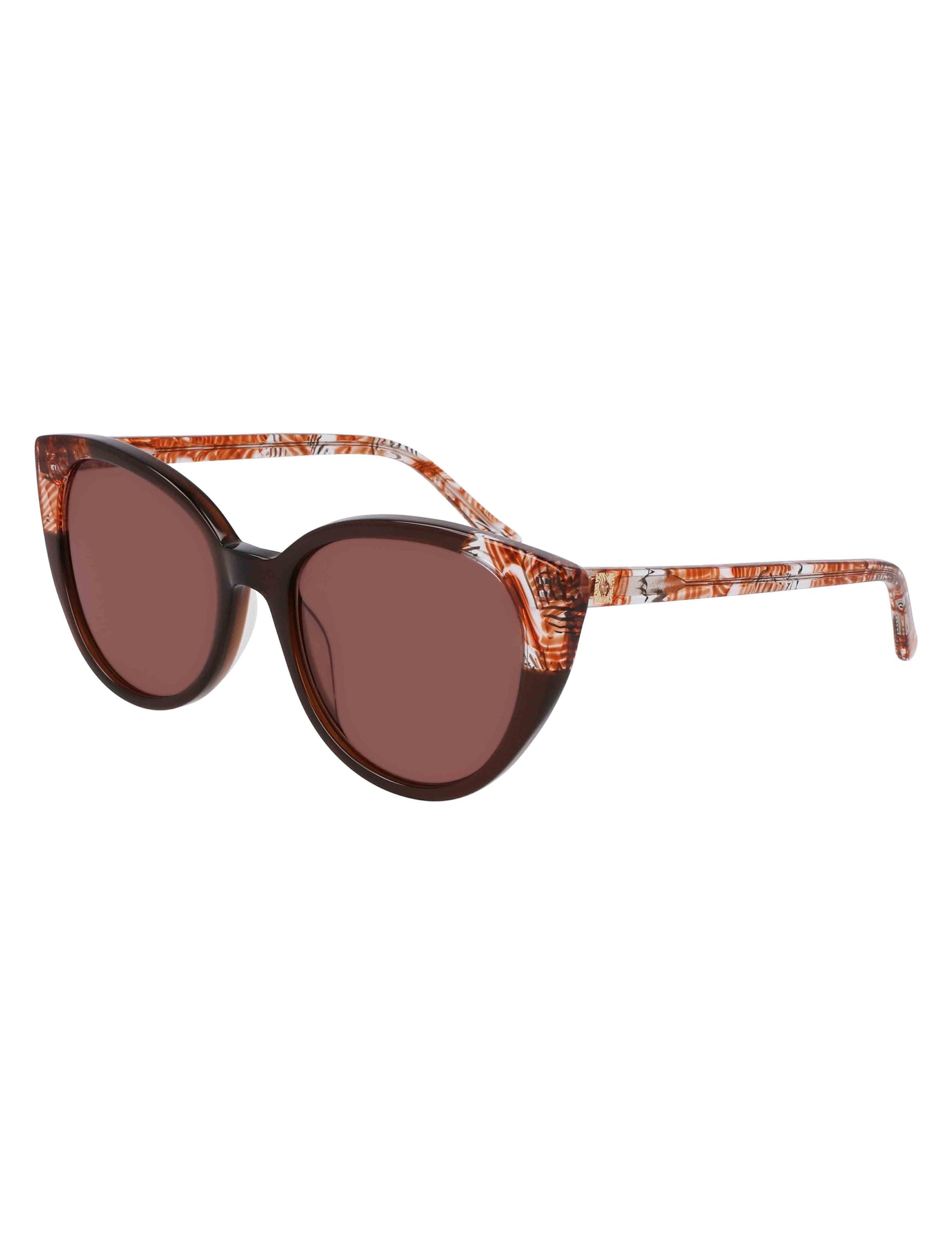 Anne Klein Uplifting Rounded Cat-eye Sunglasses