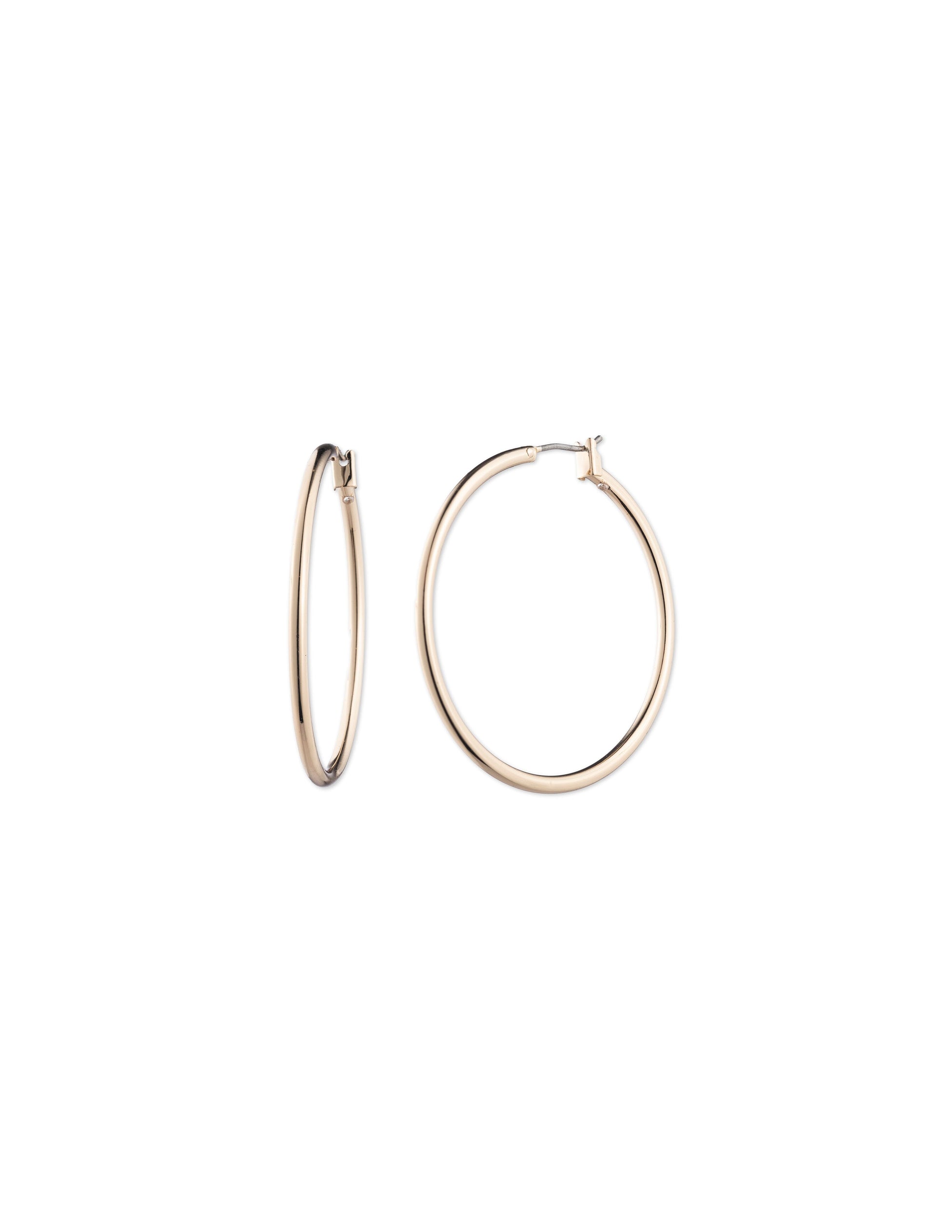 Anne Klein Medium Gold-Tone Hoop Earrings