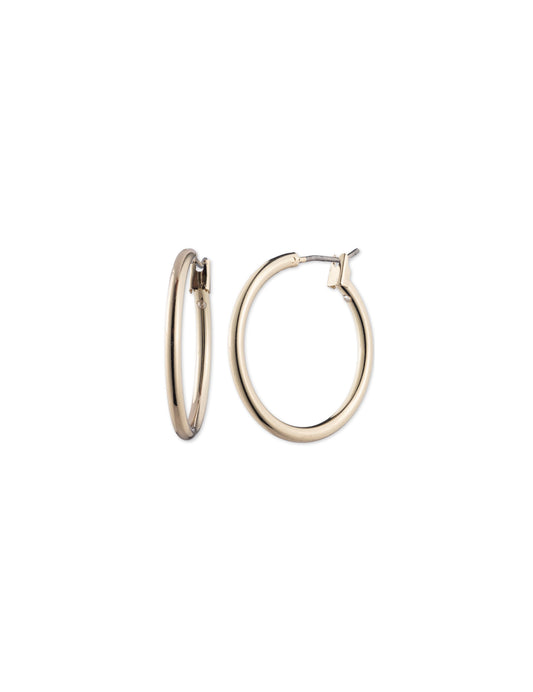 Anne Klein Anne Klein Medium Gold-tone hoop earrings