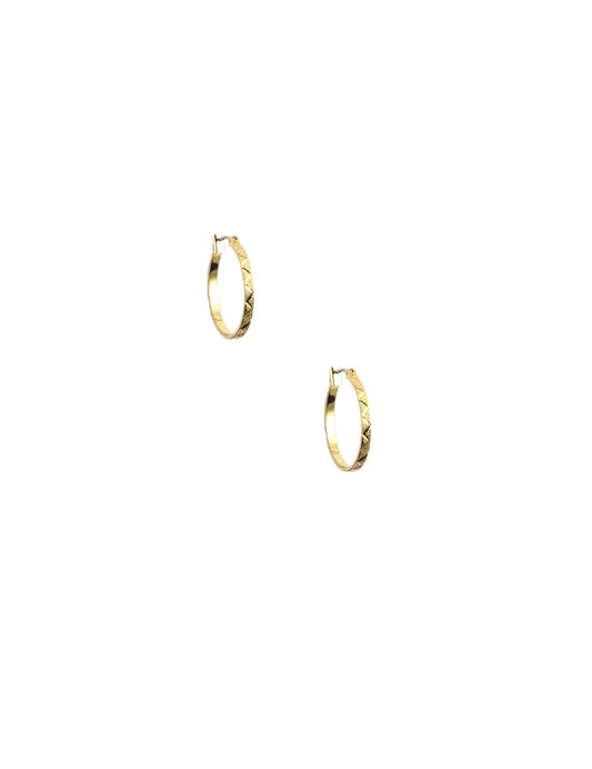 Anne Klein Small Gold-Tone Hoop Earrings