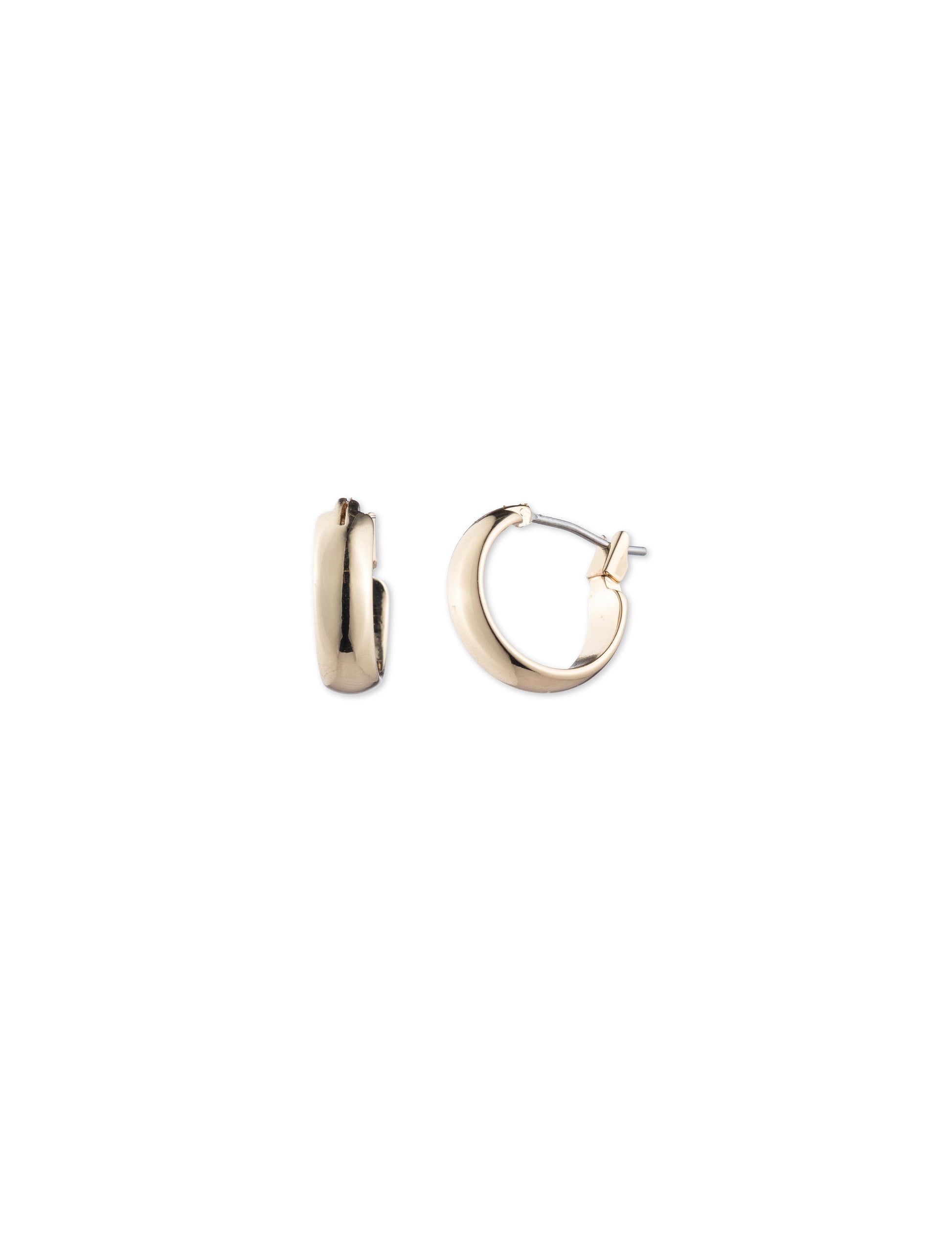 Anne Klein Mini Gold-Tone Hoop Earrings
