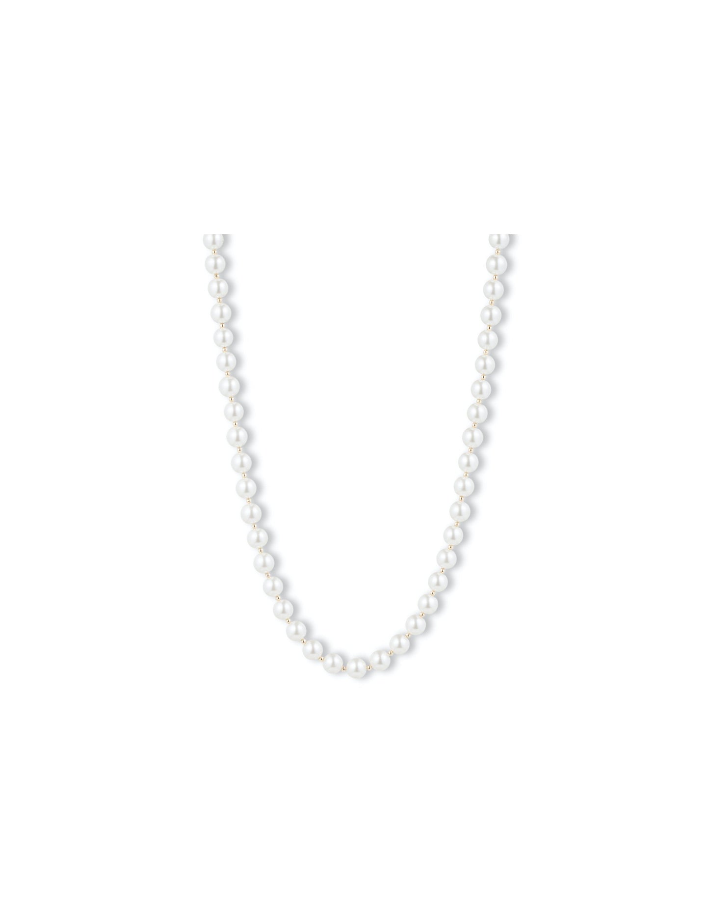 Anne Klein Faux Pearl Collar Necklace 16"