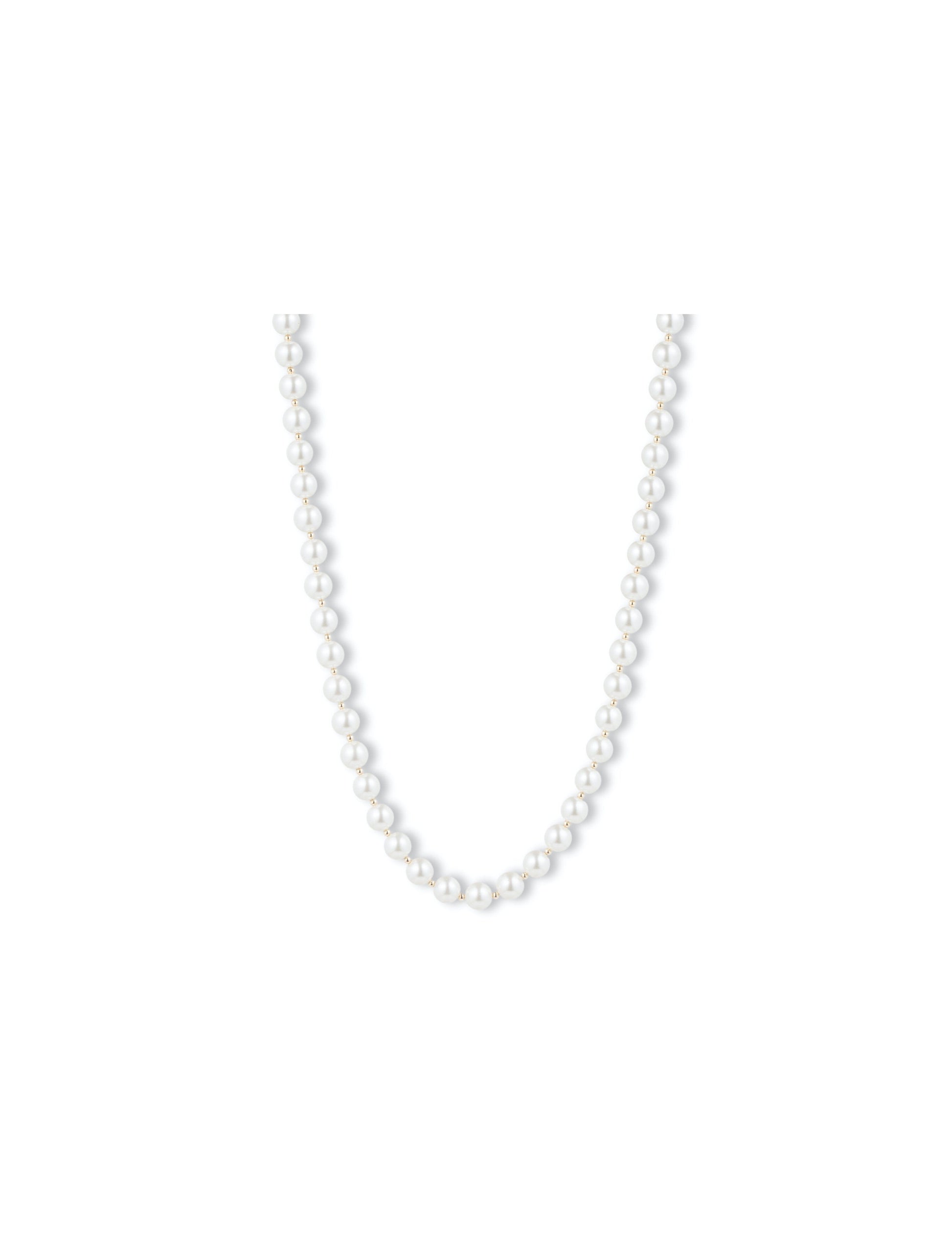 Anne Klein Faux Pearl Collar Necklace 16"