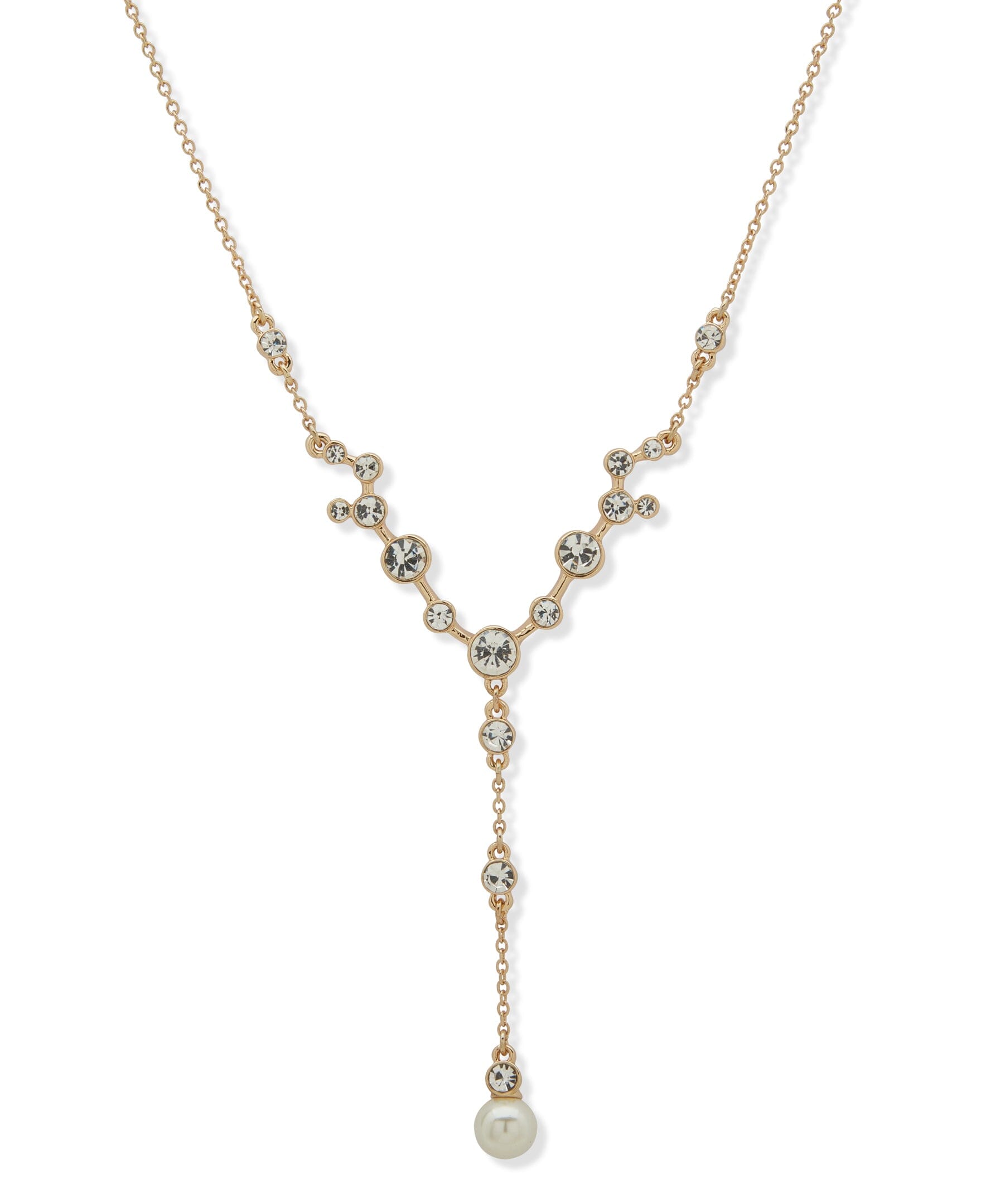 Anne Klein 16-Inch Stone and Y-Necklace