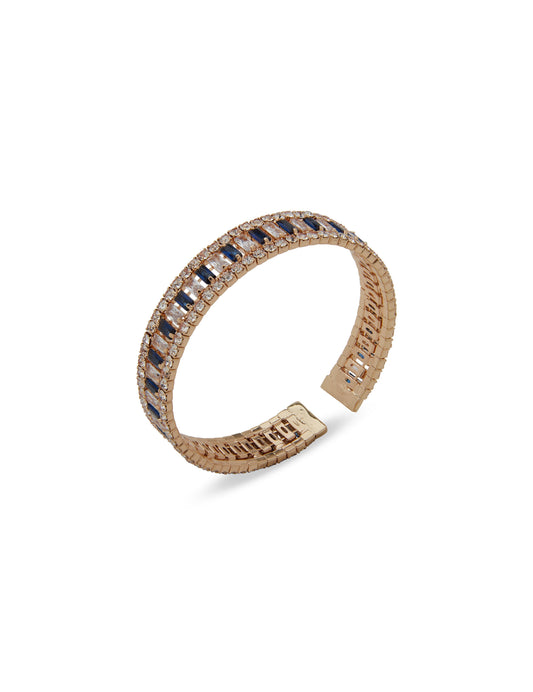 Anne Klein Baguette Stone Coil Bracelet in Gift Box