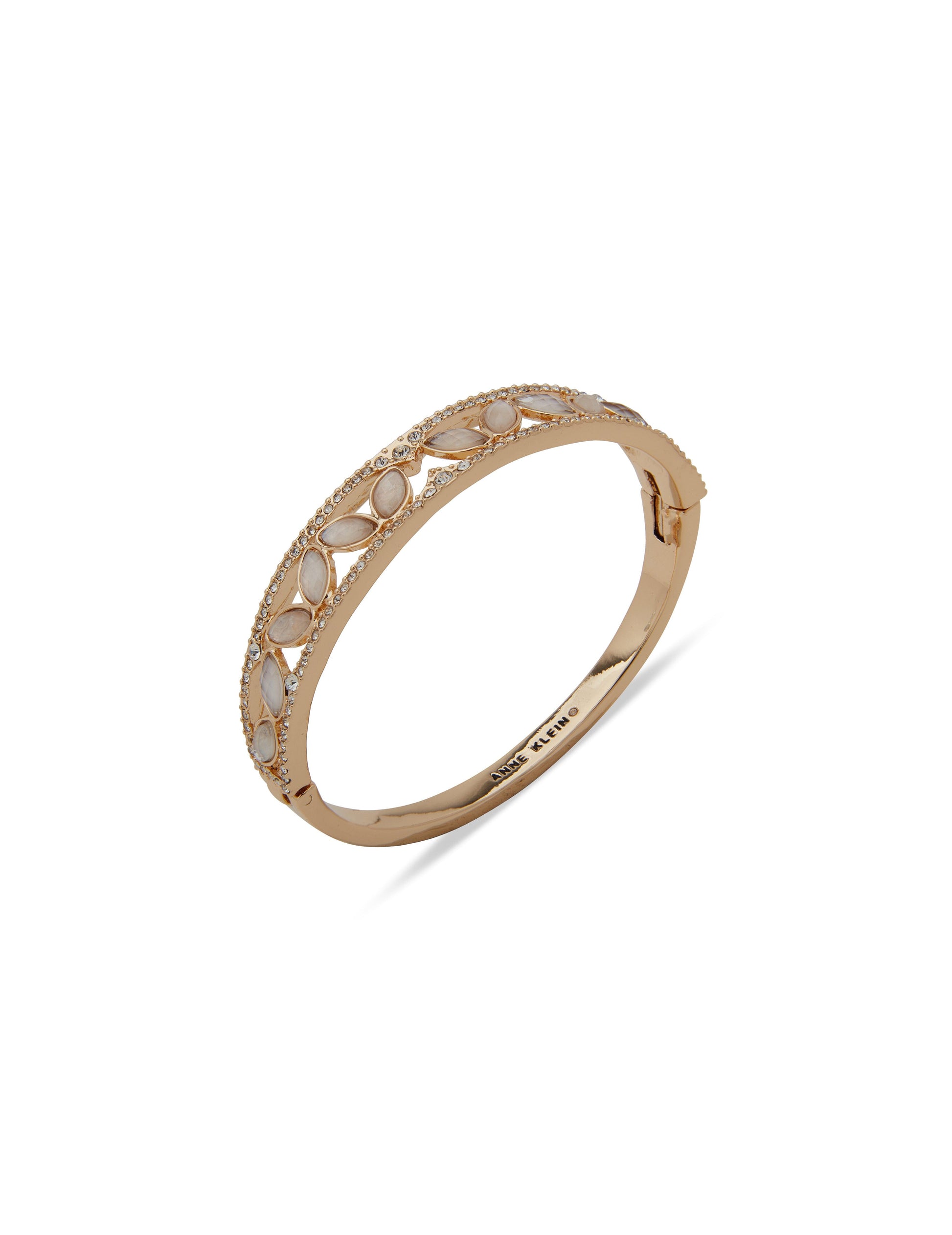 Anne Klein Hinge Navettes Bracelet in Gift Box
