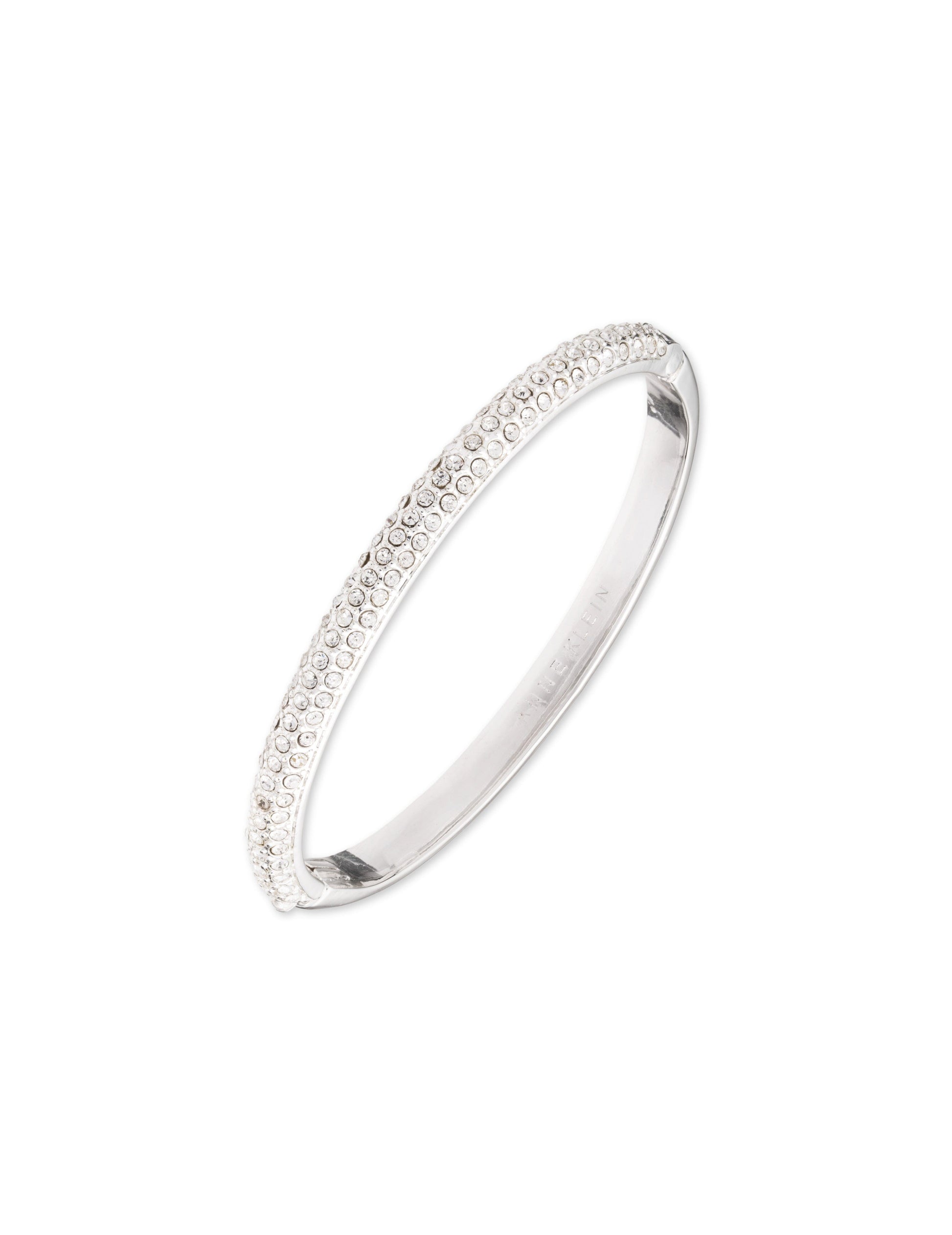 Anne Klein Crystal Pave Bangle Bracelet