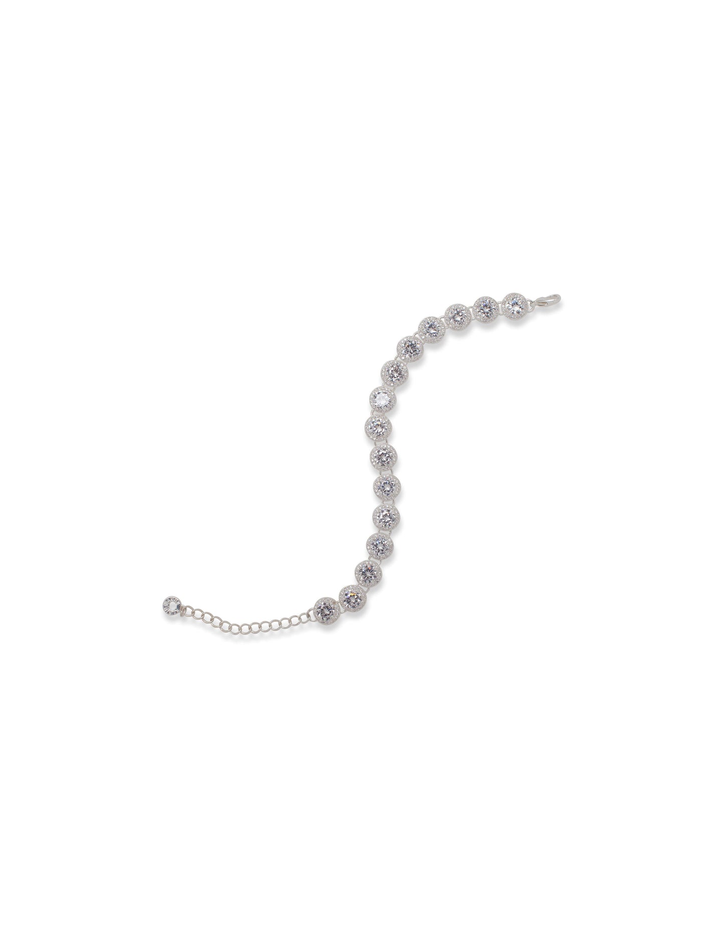 Anne Klein Round Pave Crystal Bracelet