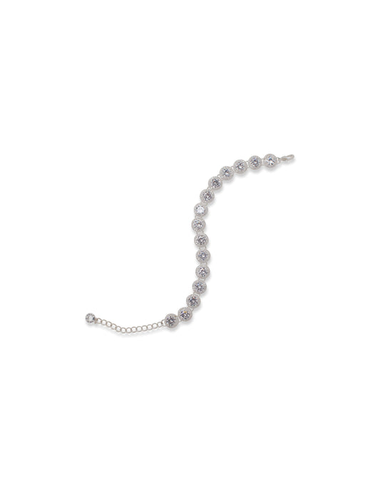 Anne Klein Round Pave Crystal Bracelet