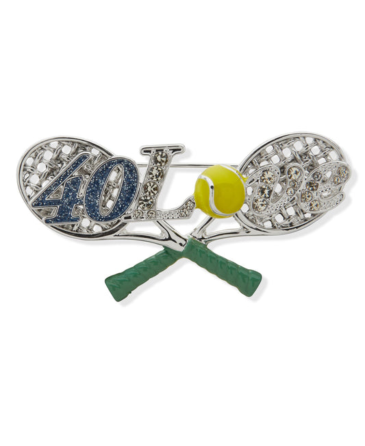 Anne Klein Tennis Racket Pin