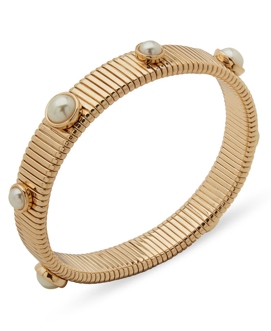 Anne Klein Omega Chain and Stretch Bracelet