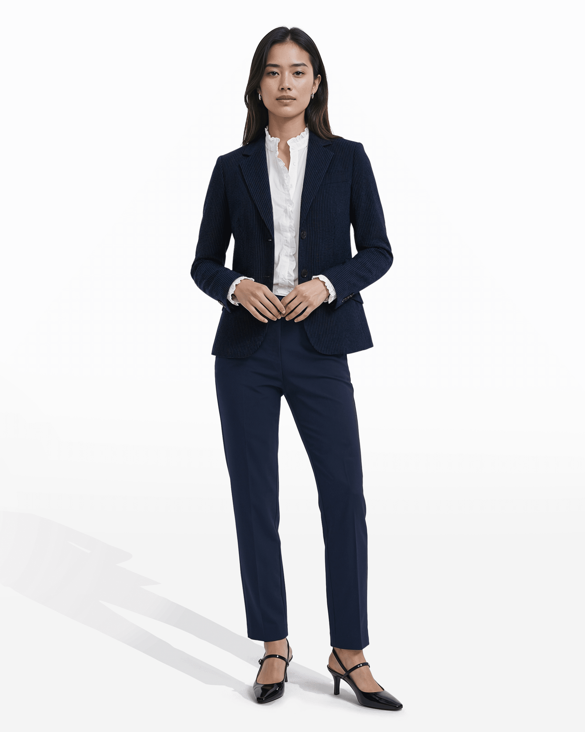 Anne Klein Two-Button Notch Lapel Jacket