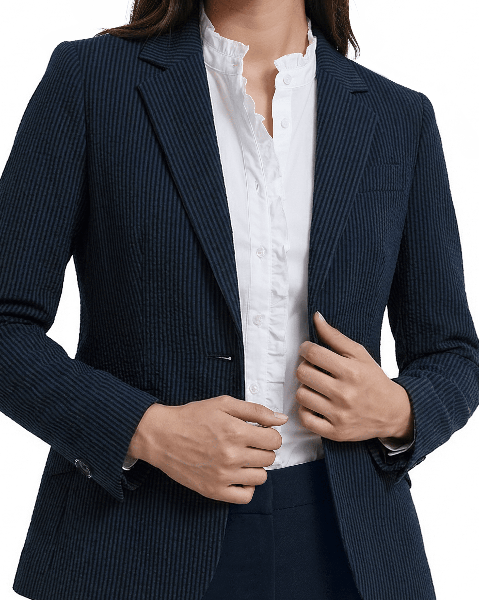 Anne Klein Two-Button Notch Lapel Jacket