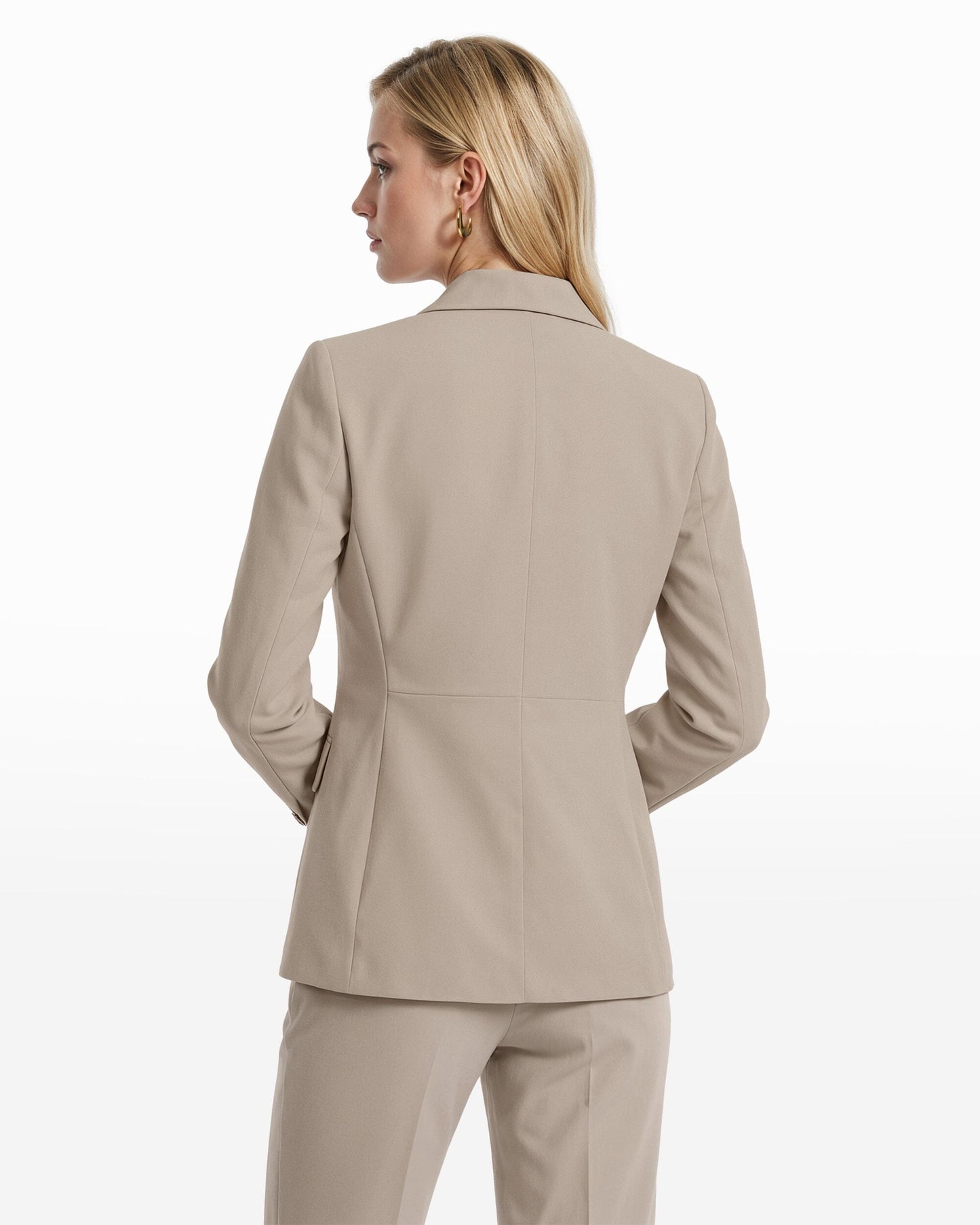 Anne Klein Two Button Notched Collar Jacket