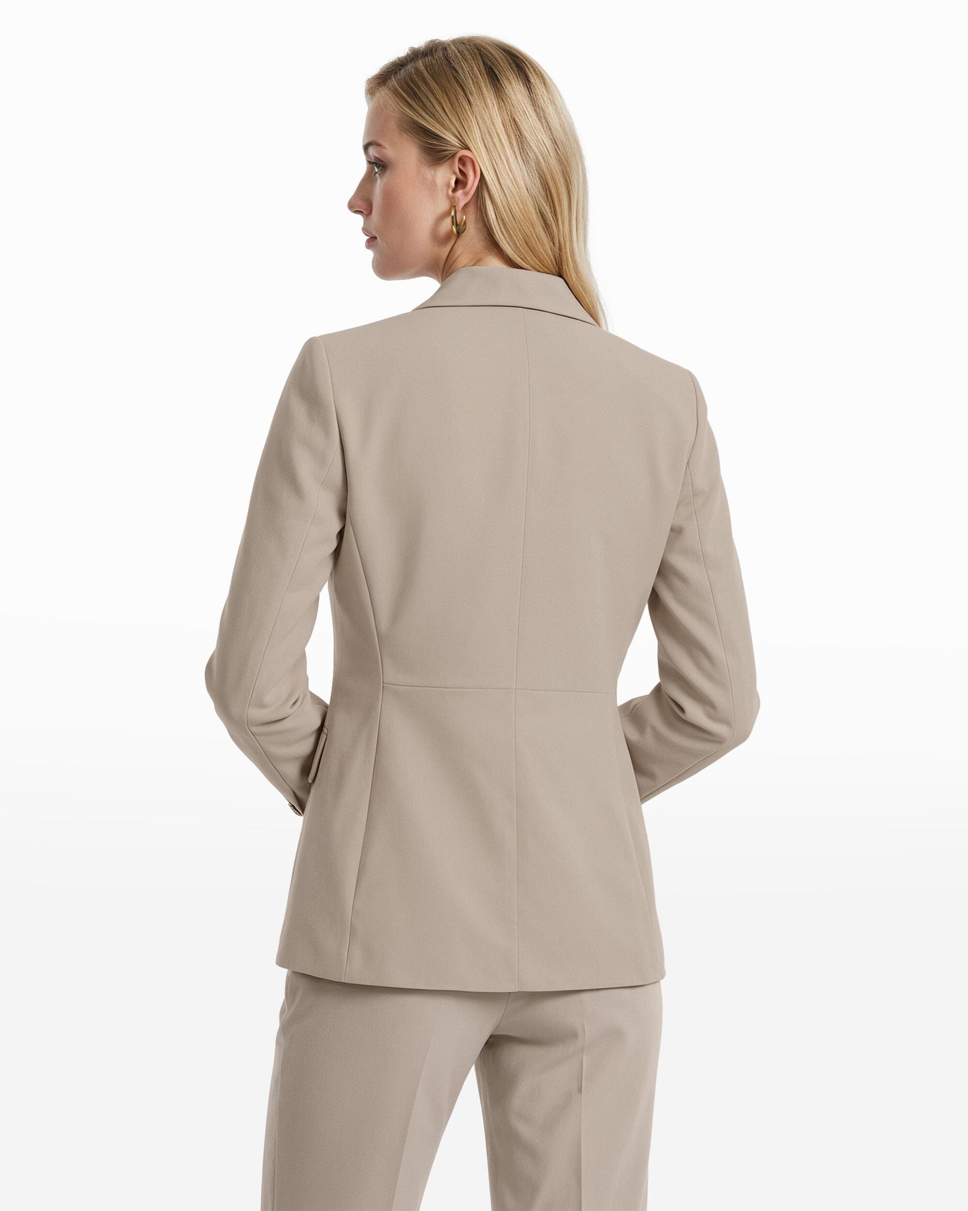 Anne Klein Two Button Notched Collar Jacket