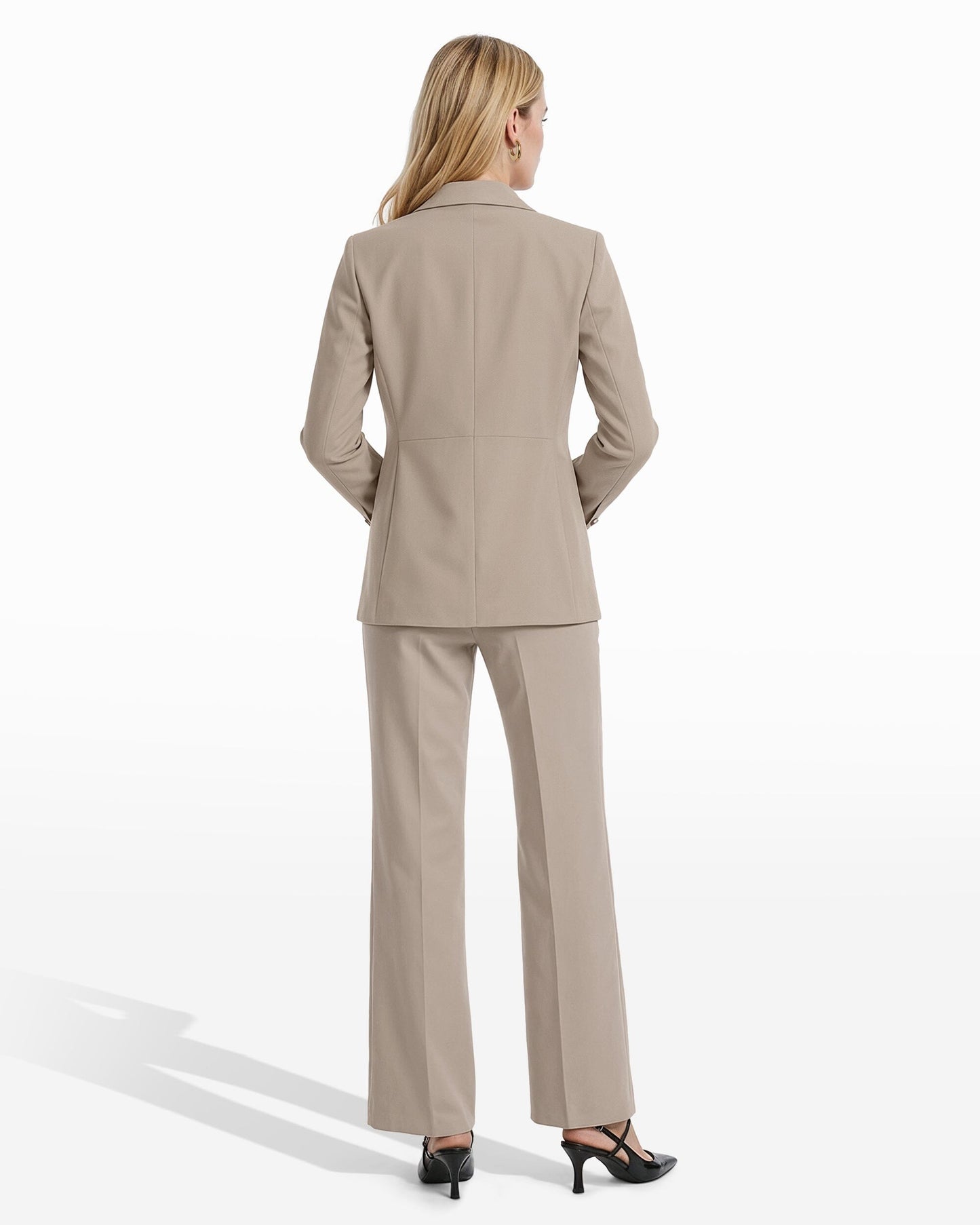 Anne Klein Two Button Notched Collar Jacket