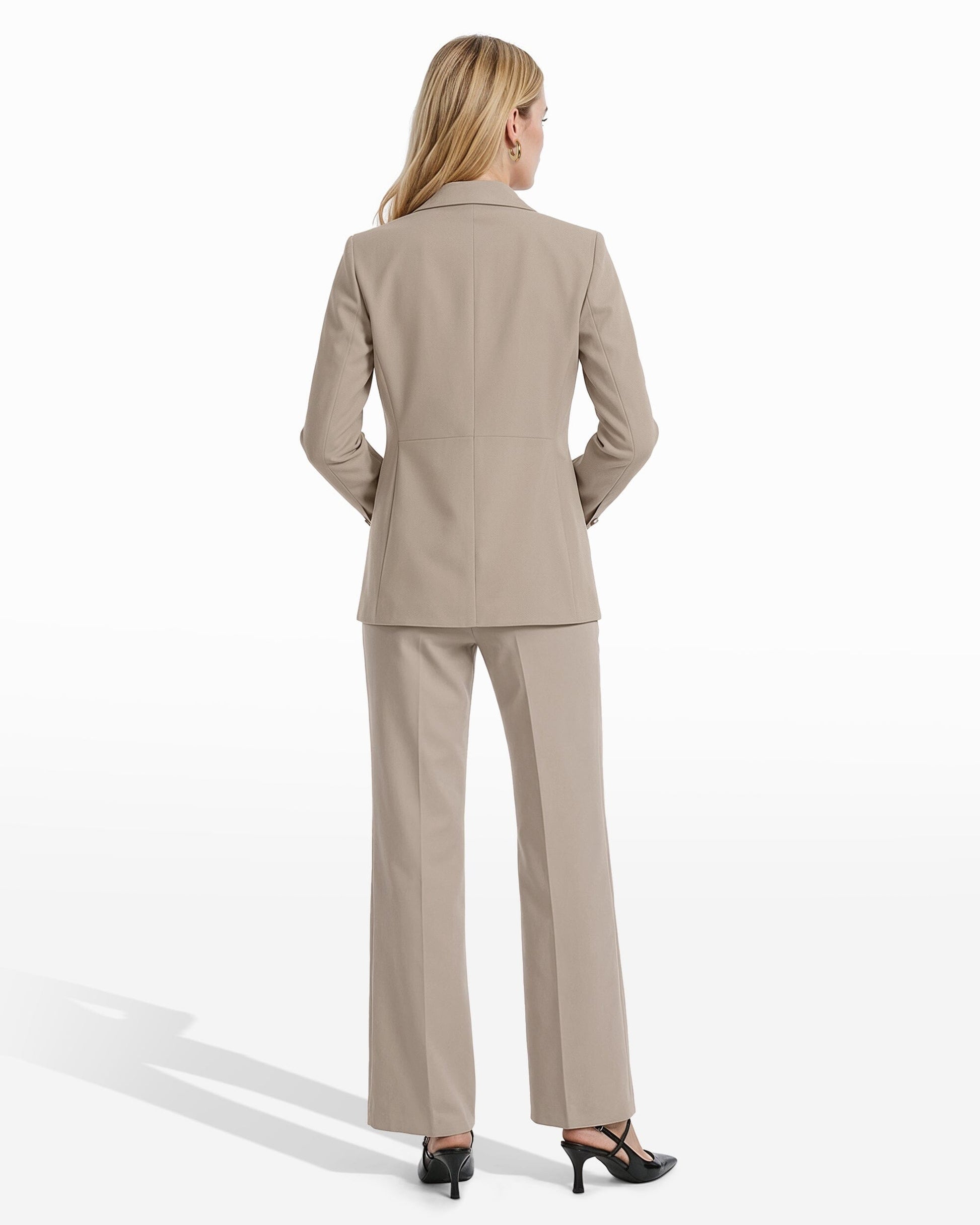 Anne Klein Two Button Notched Collar Jacket
