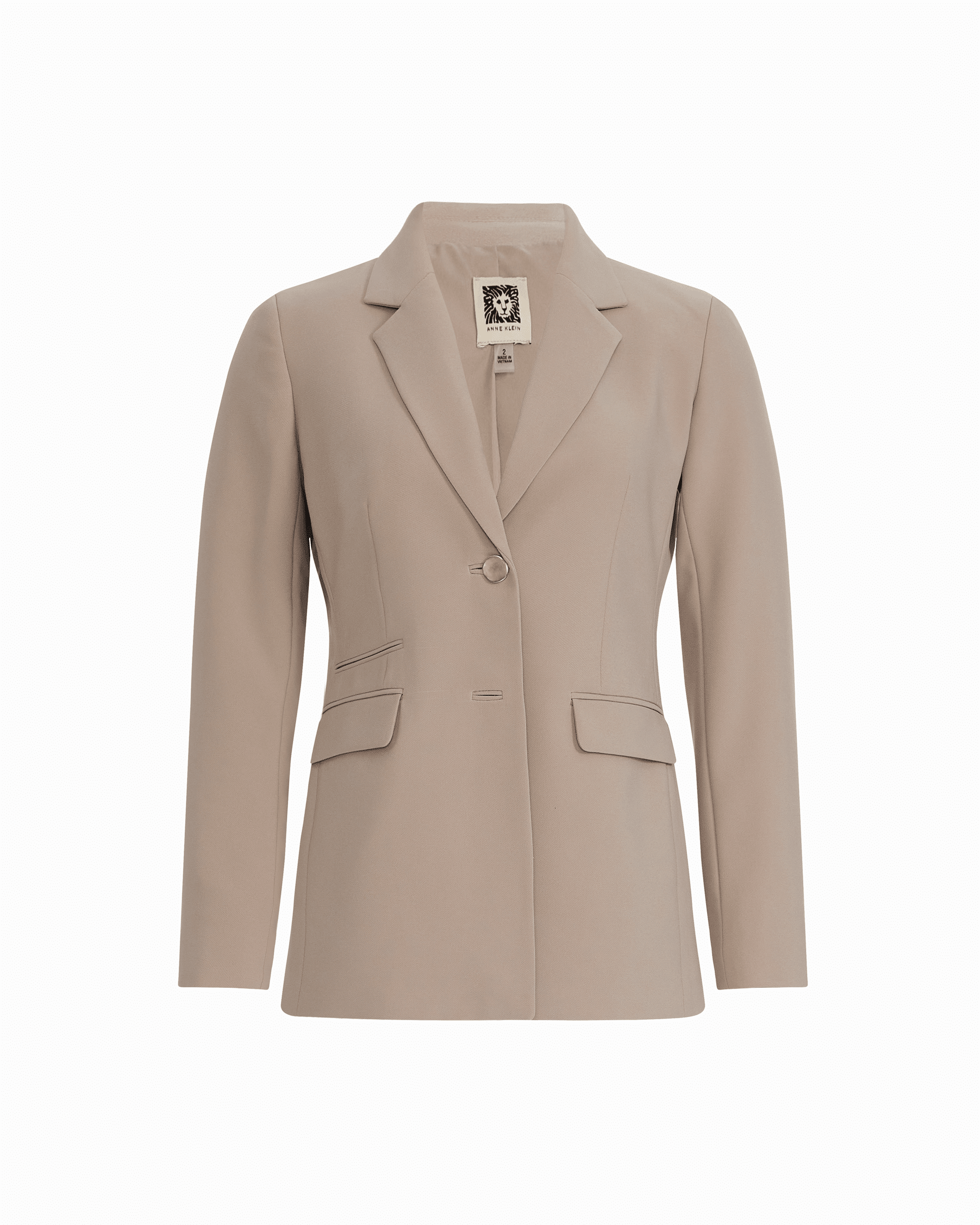 Anne Klein Two Button Notched Collar Jacket