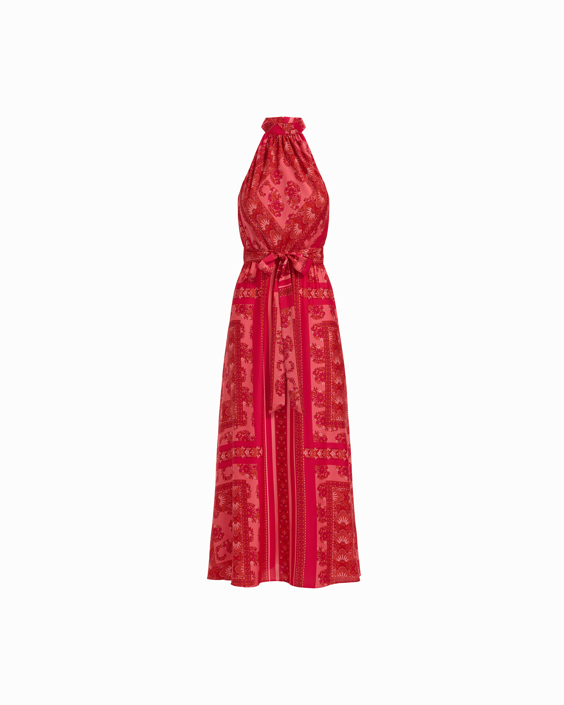 Anne Klein Halter Neck Sleeveless Maxi Dress