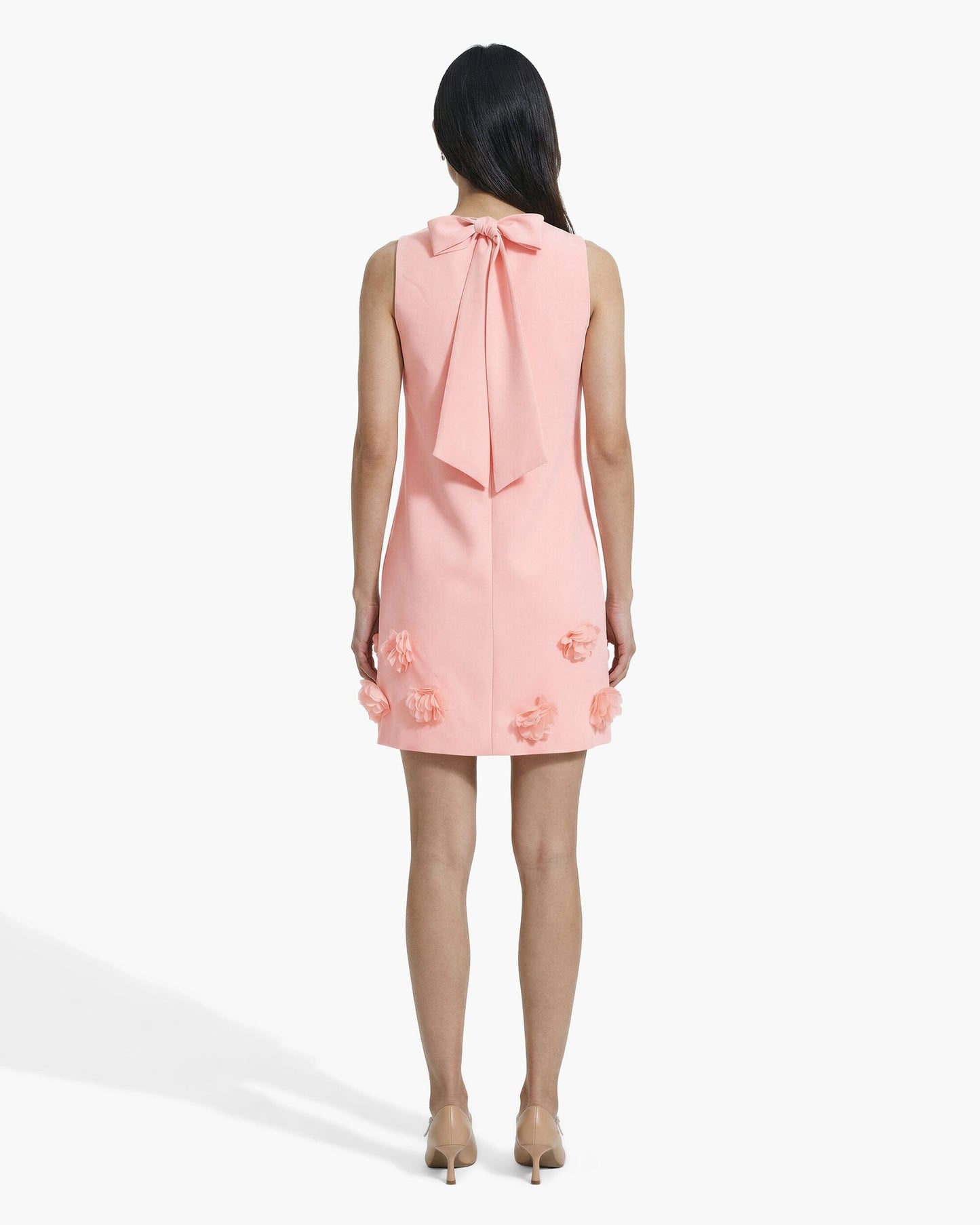 Anne Klein Sleeveless Shift Dress with Rosette