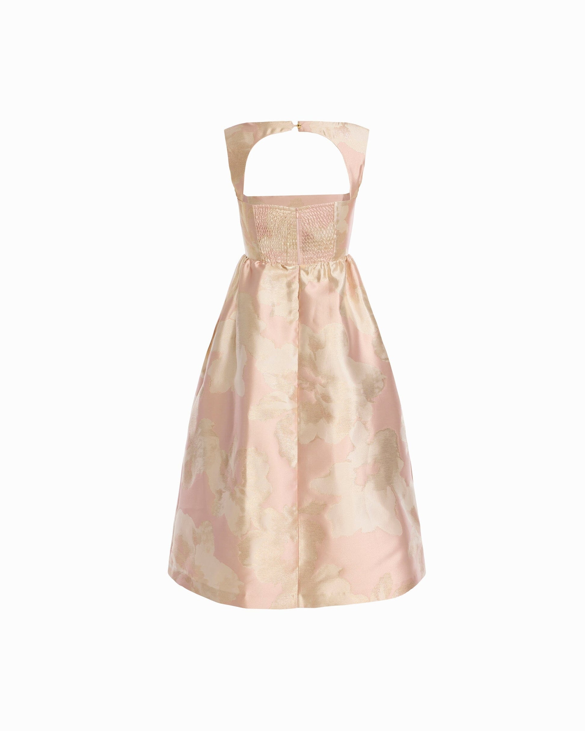 Anne Klein Square Neck A-line Midi Dress